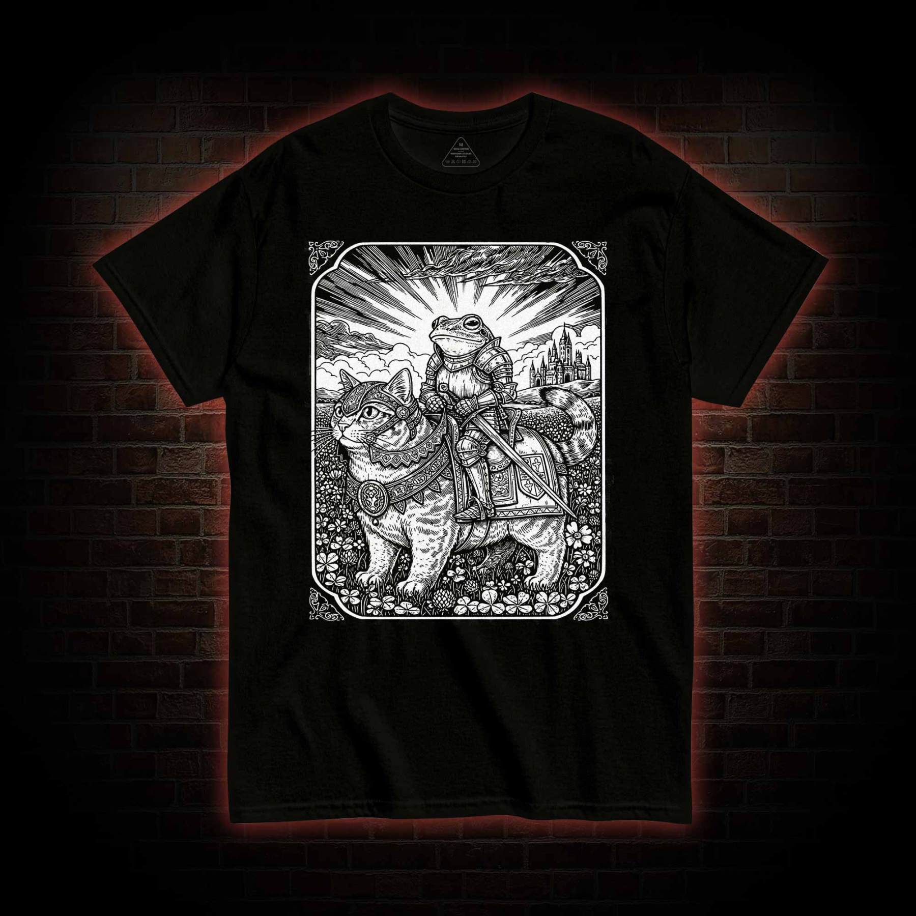 Funny Frog and Cat T-shirt