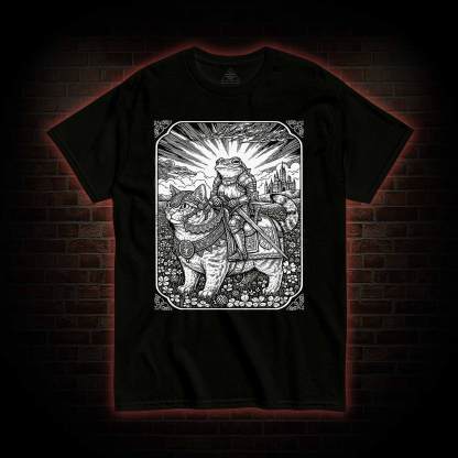 Funny Frog and Cat T-shirt