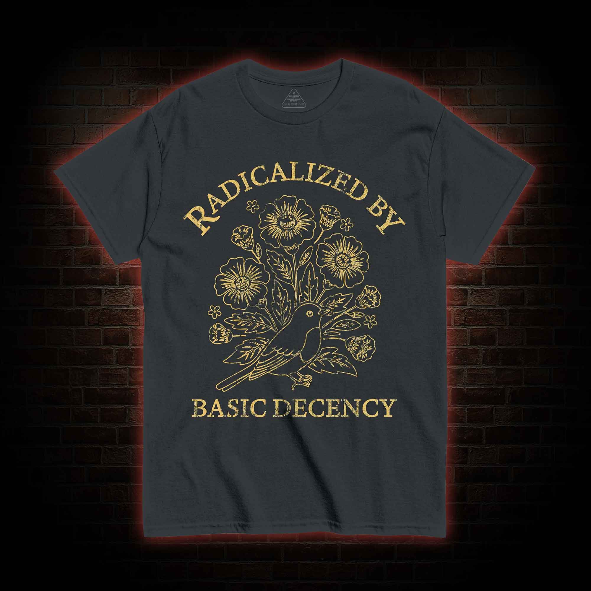 Vintage Radicalized by Basic Decency T-shirt