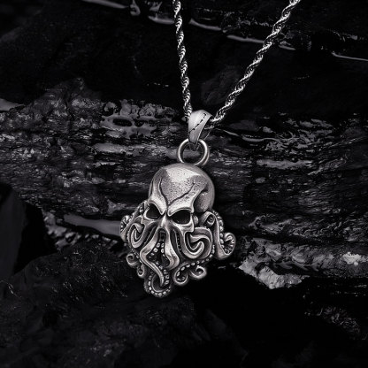 Eldritch Cthulhu Sculptural Necklace