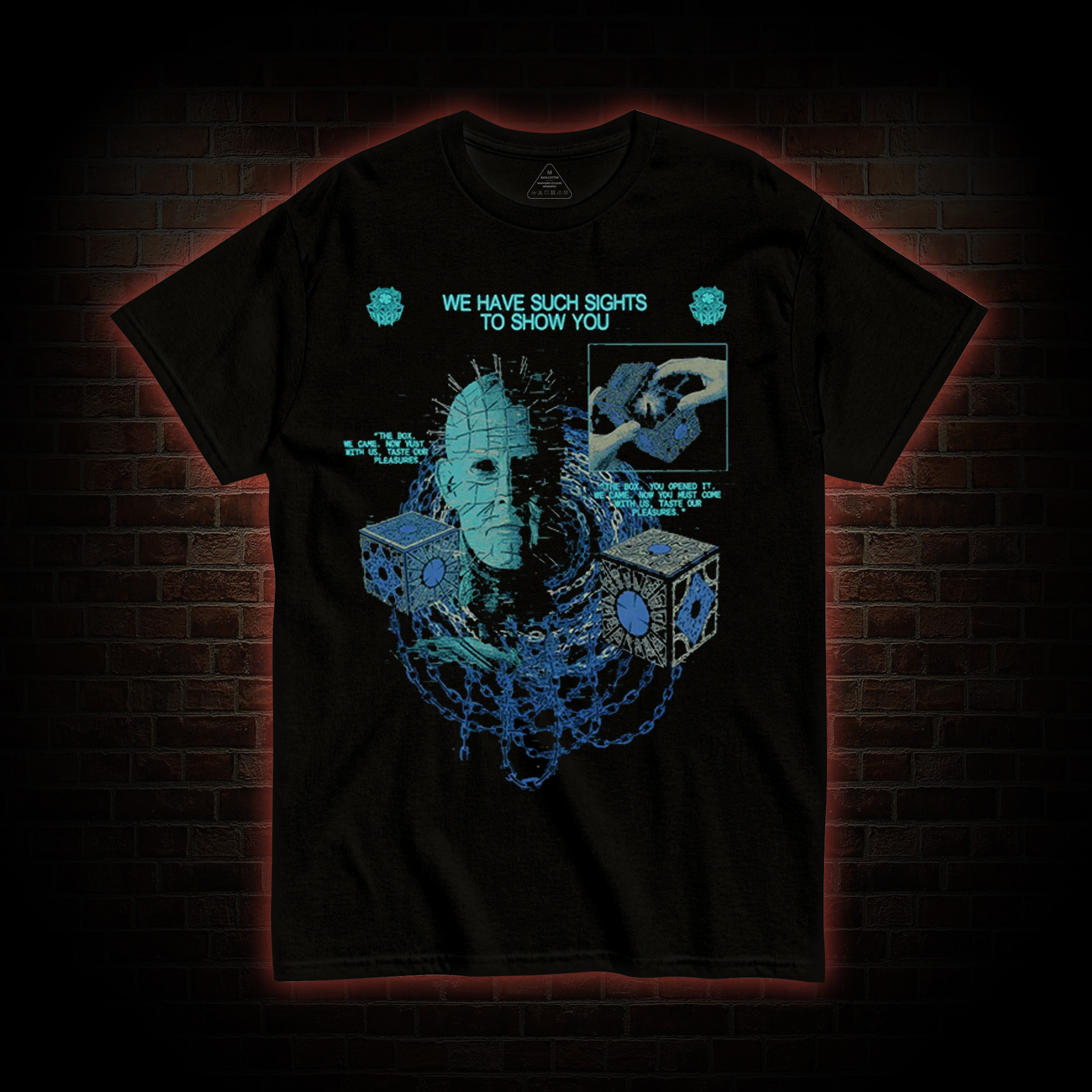 Retro Hell Horror Movie T-shirt