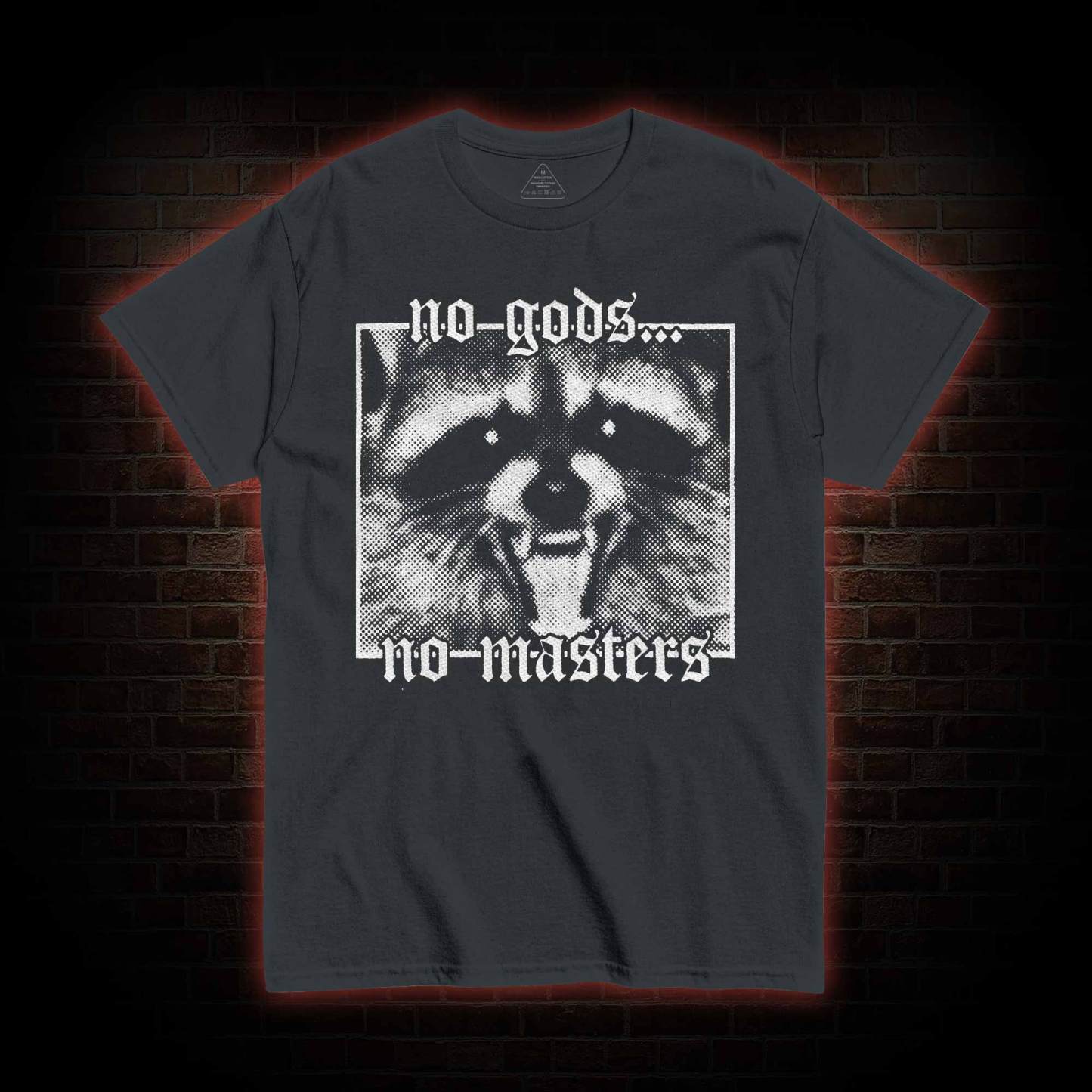 No Gods No Masters Raccoon T-shirt