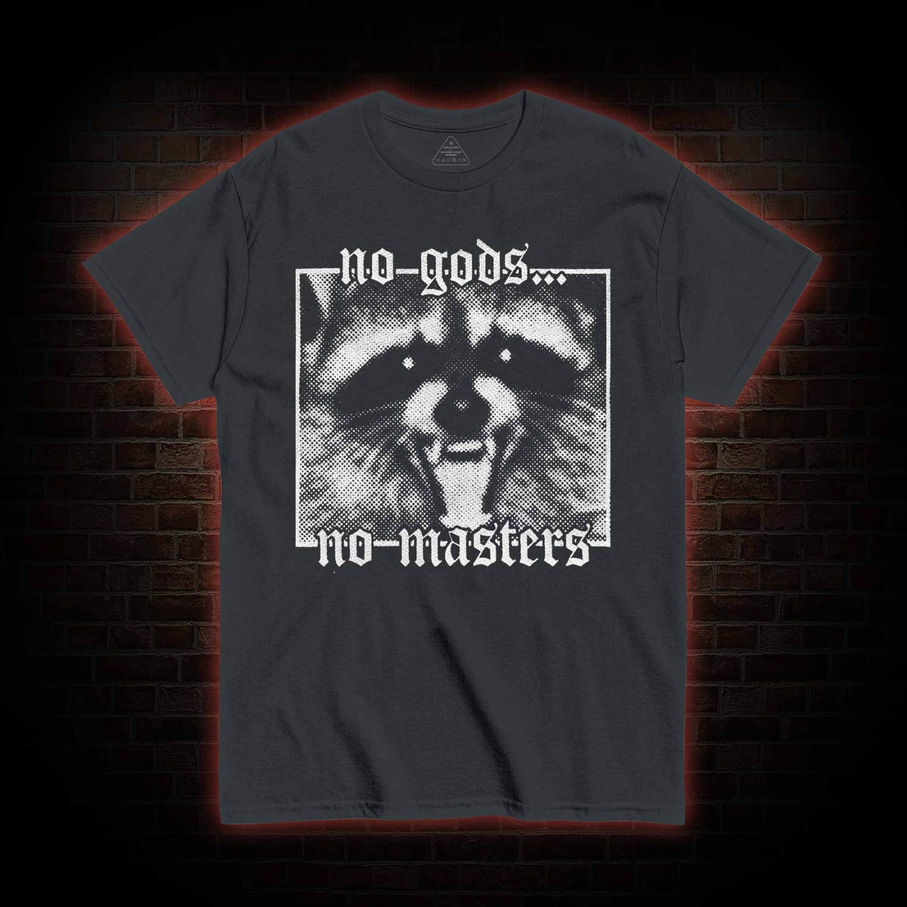 No Gods No Masters Raccoon T-shirt