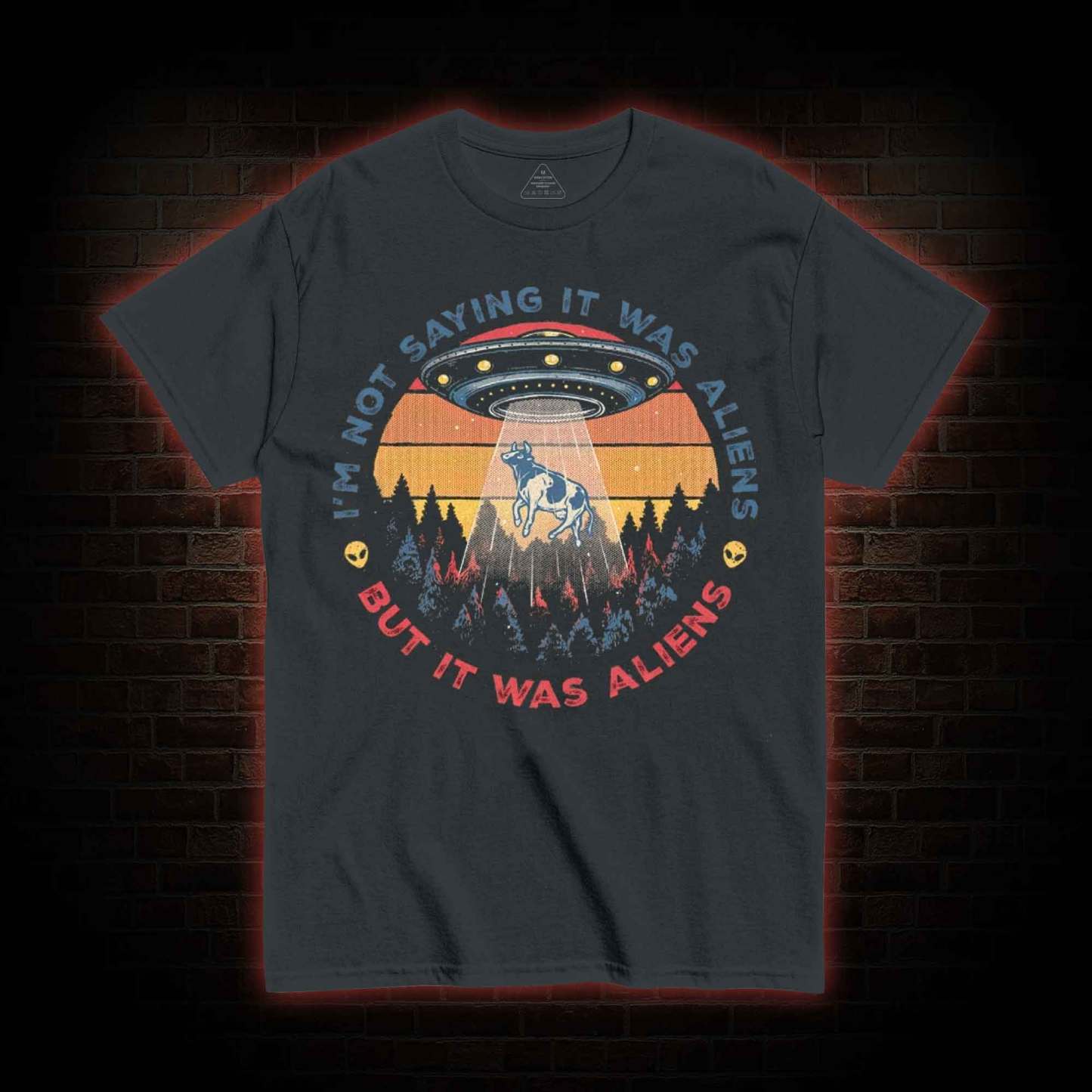 I'm Not Saying It Was Aliens UFO T-shirt