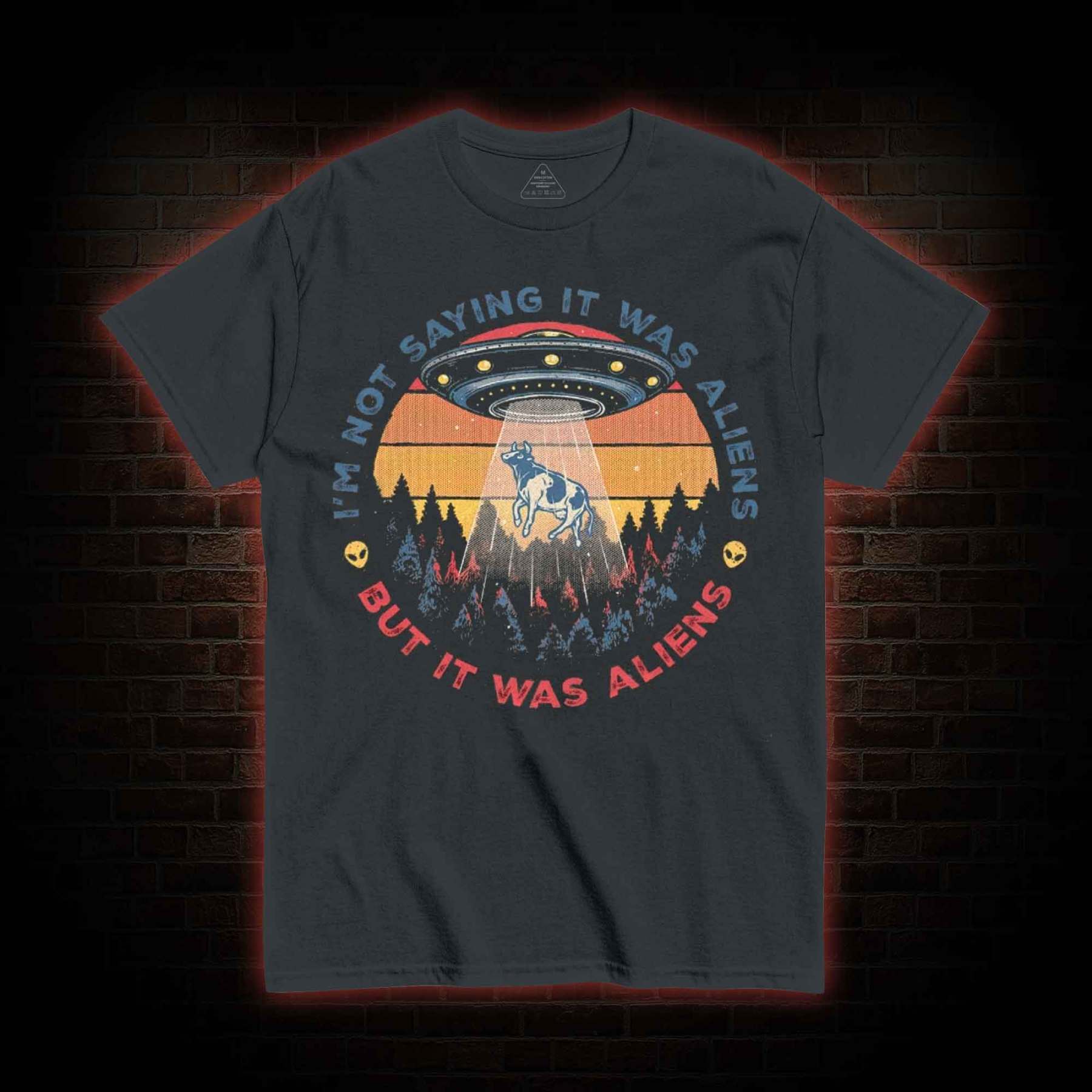 I'm Not Saying It Was Aliens UFO T-shirt
