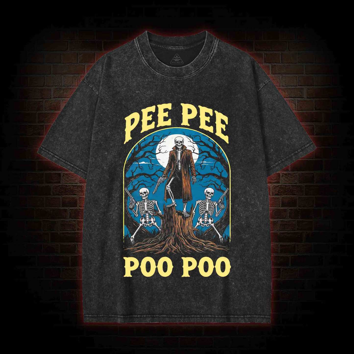 Pee Pee Poo Poo Washed T-shirt