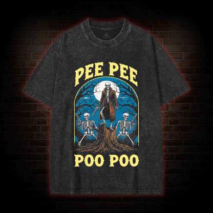 Pee Pee Poo Poo Washed T-shirt
