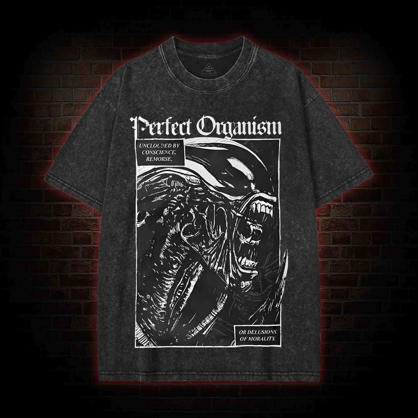 Alien Perfect Organism Washed T-shirt