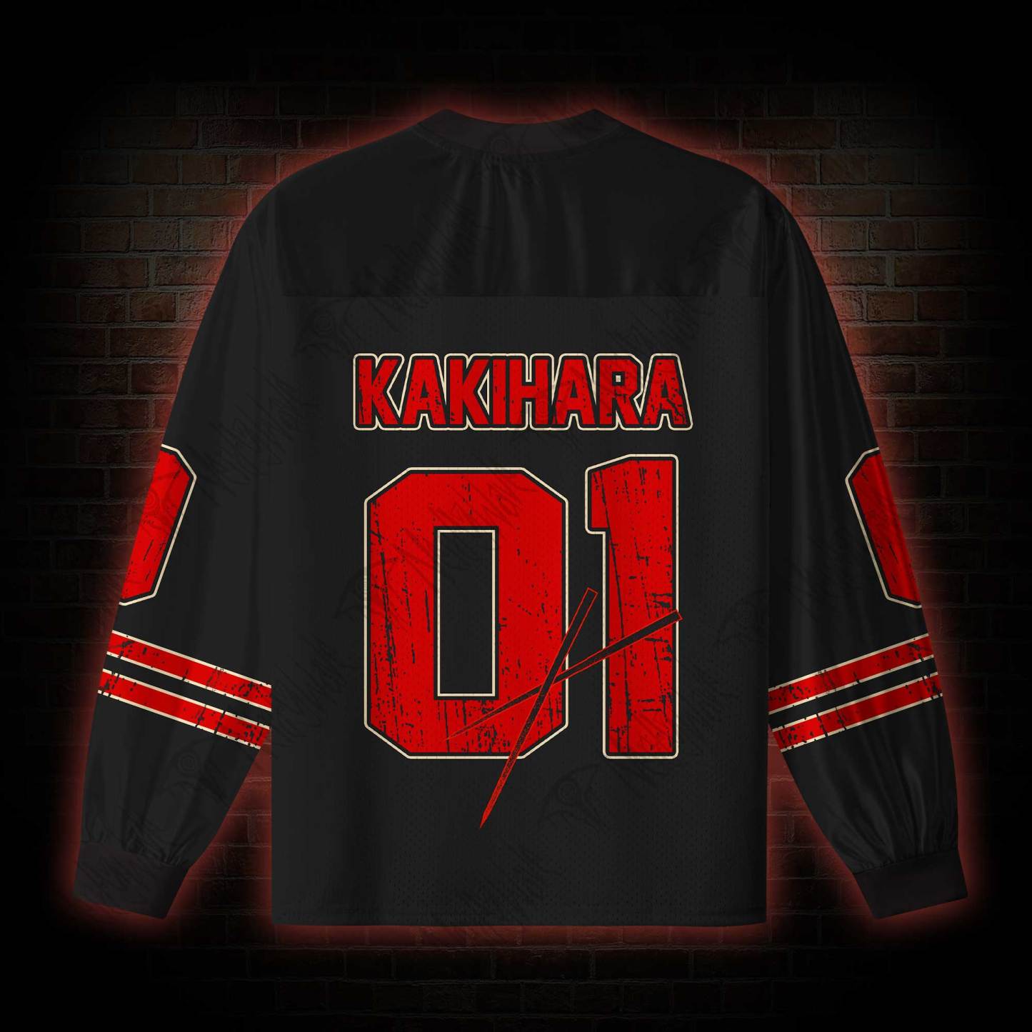 Love Really Hurts V-Neck Long Sleeve Jersey