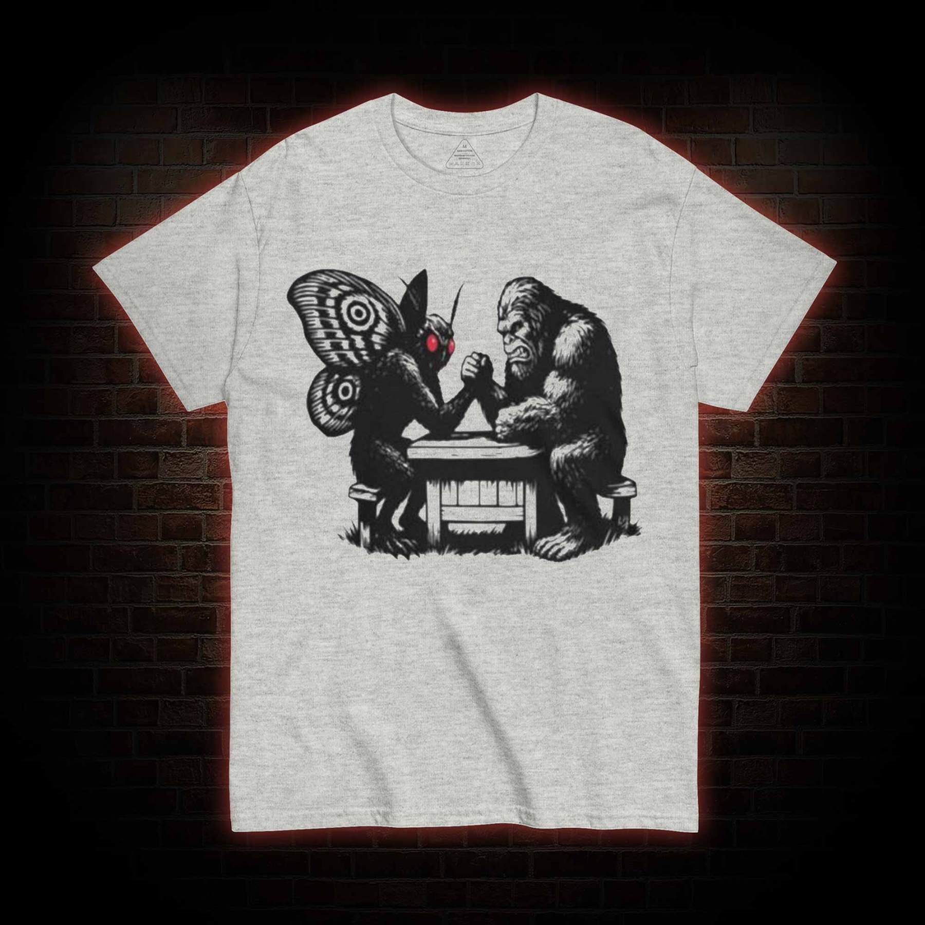 Bigfoot V Mothman T-shirt