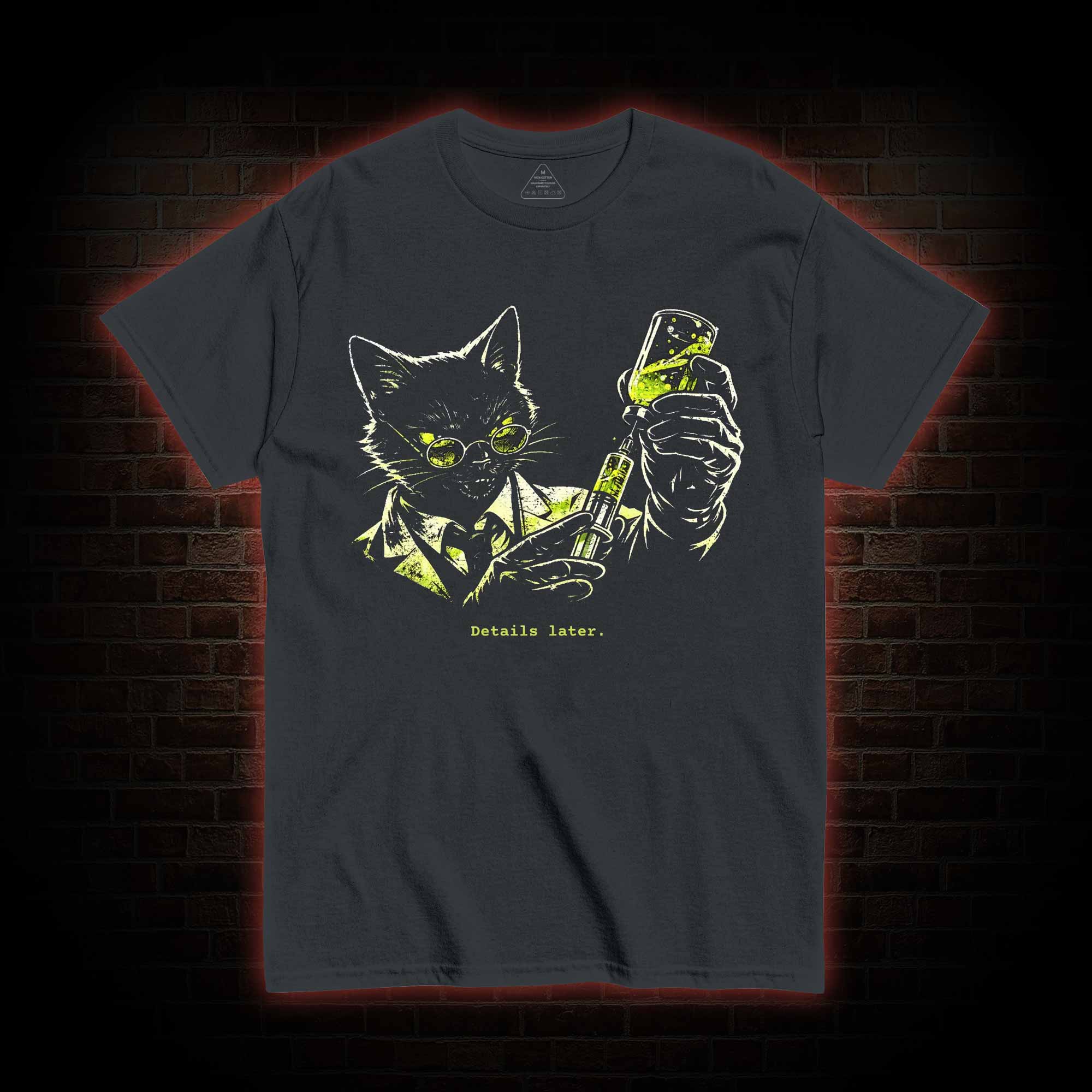Cats Dead Details T-shirt