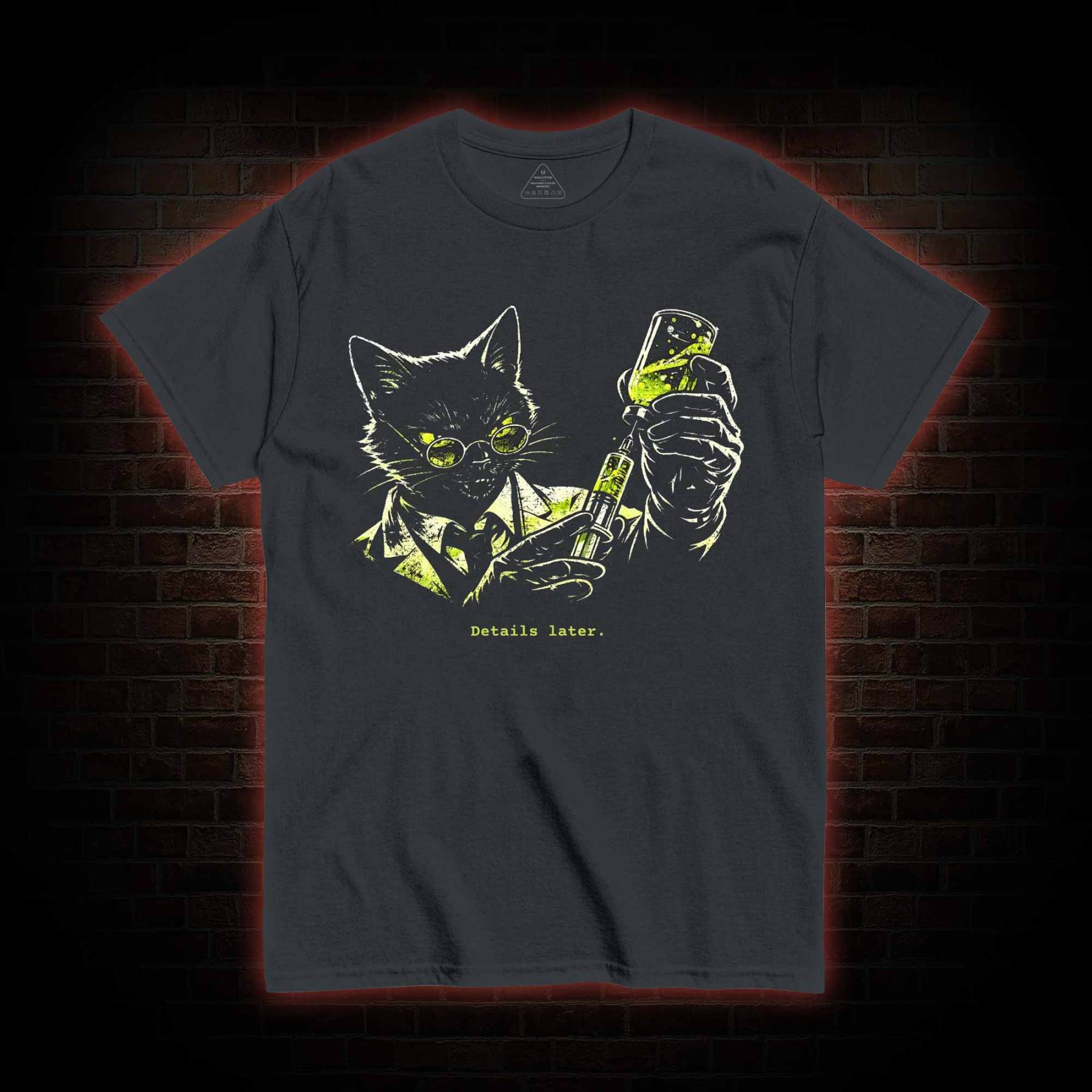 Cats Dead Details T-shirt