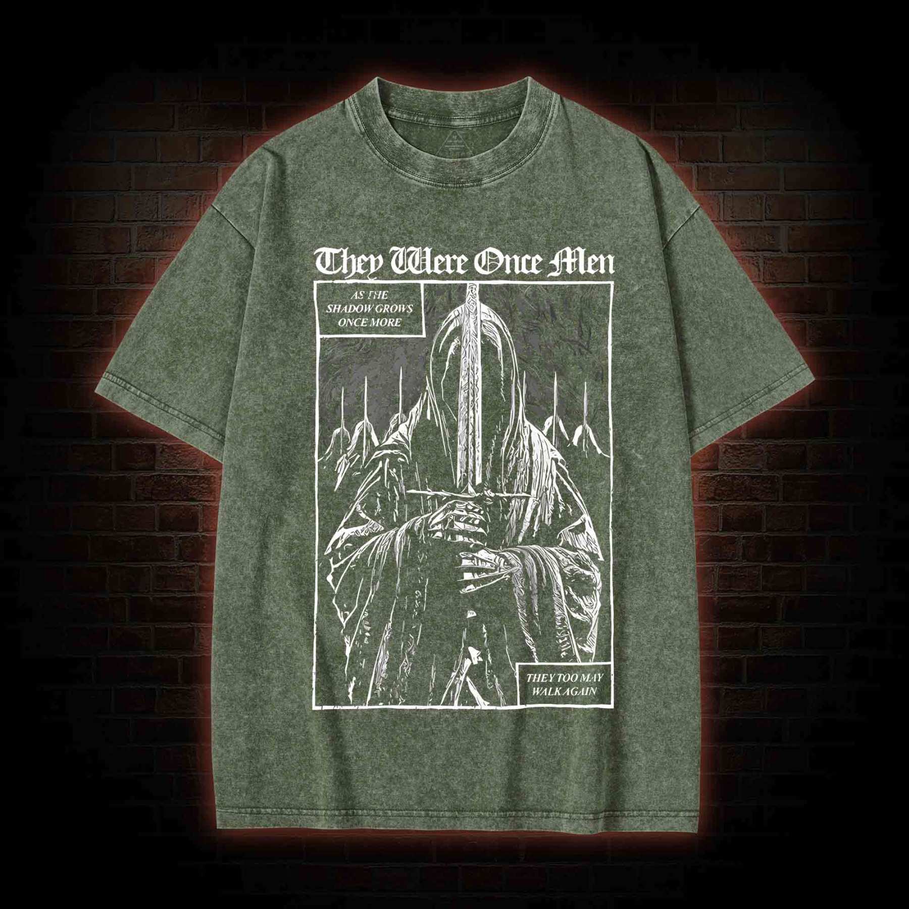 They Were Once Men Washed T-shirt