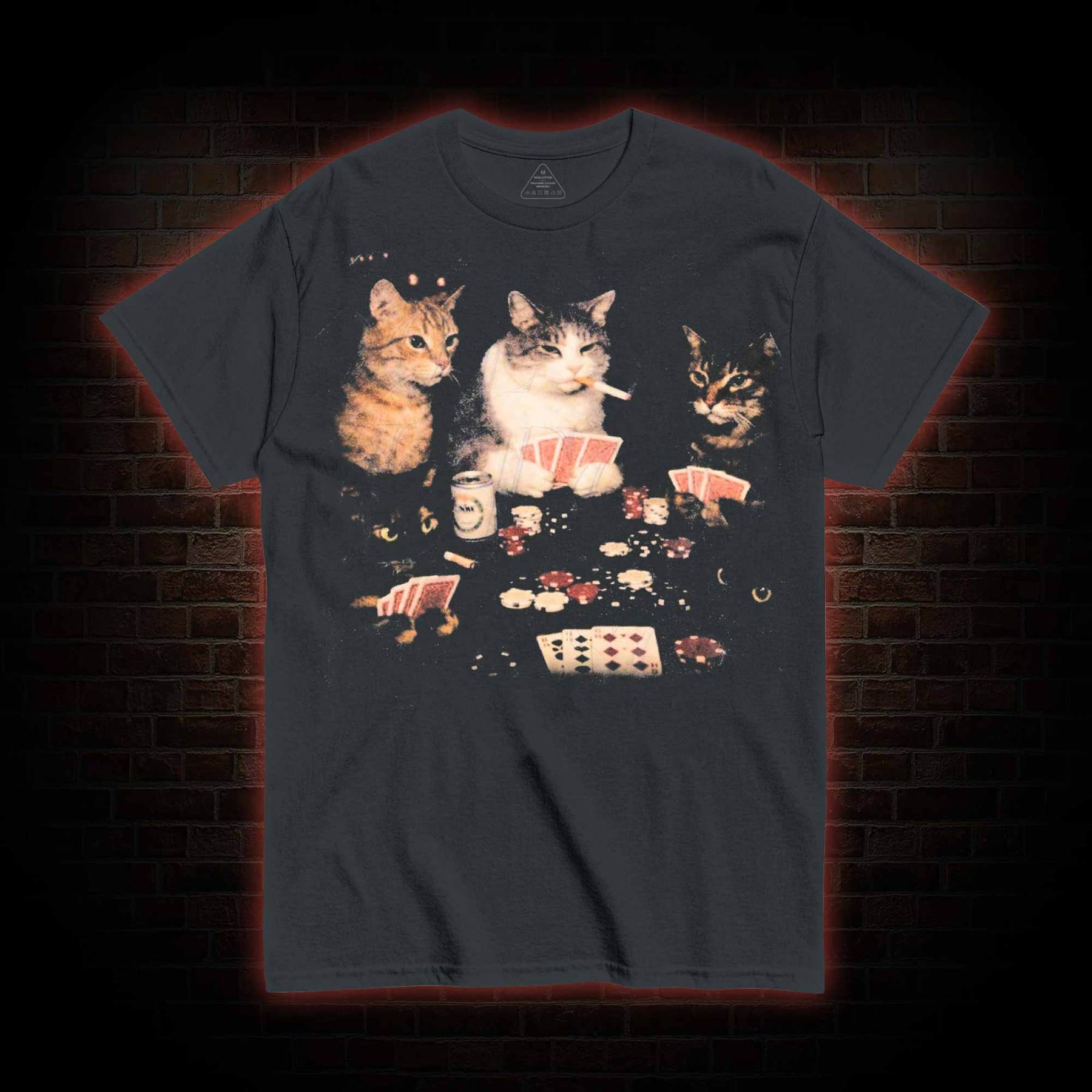 Cats Playing Poker T-shirt