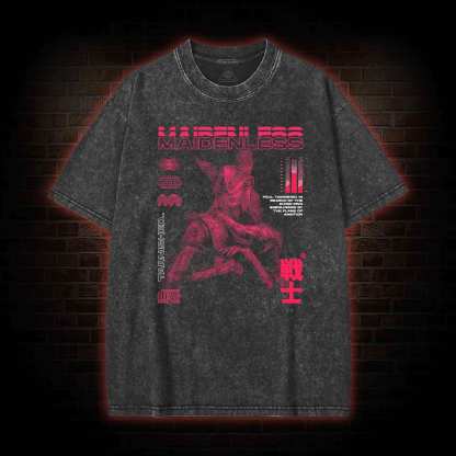 Maidenless Warrior Washed T-shirt