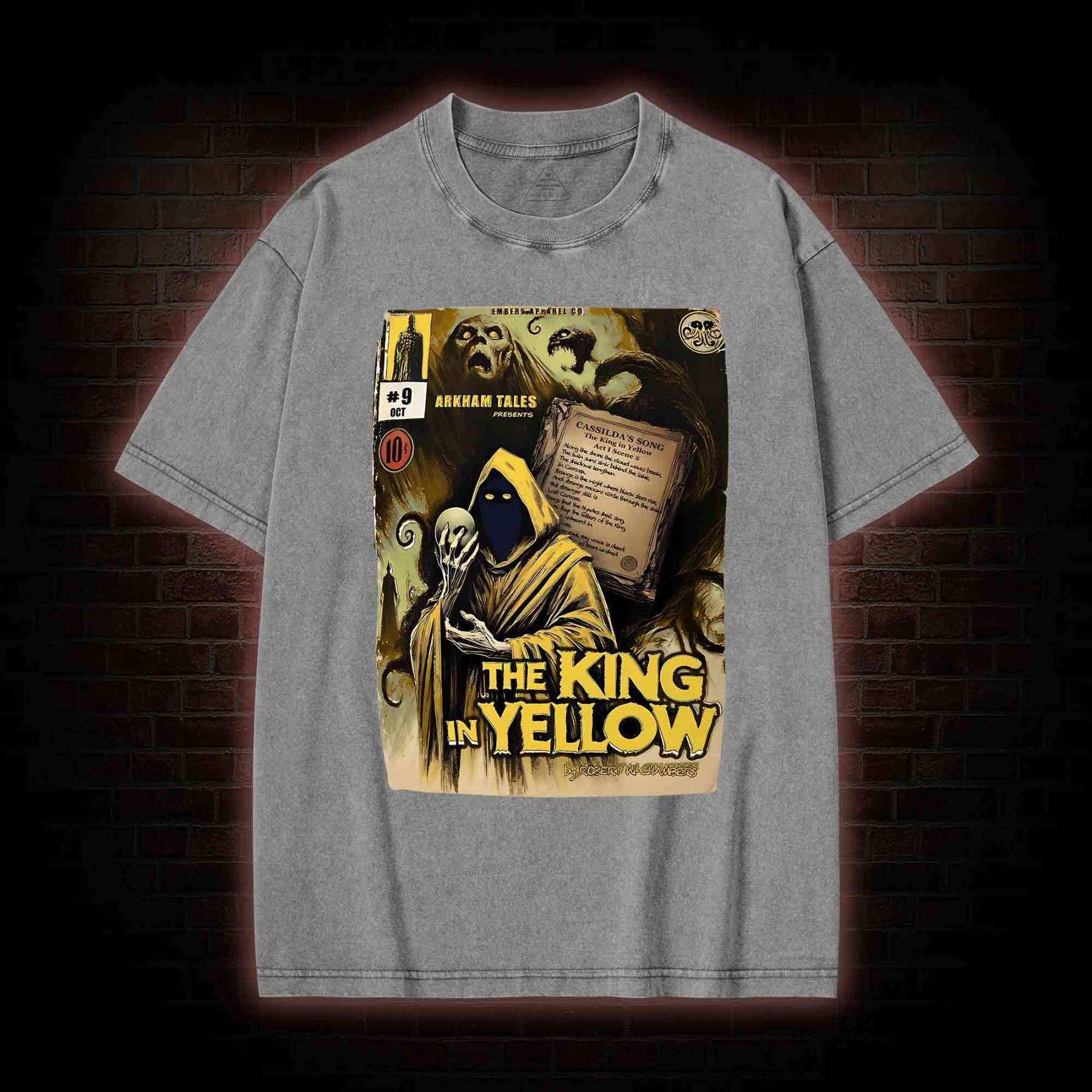 The King In Yellow Washed T-shirt
