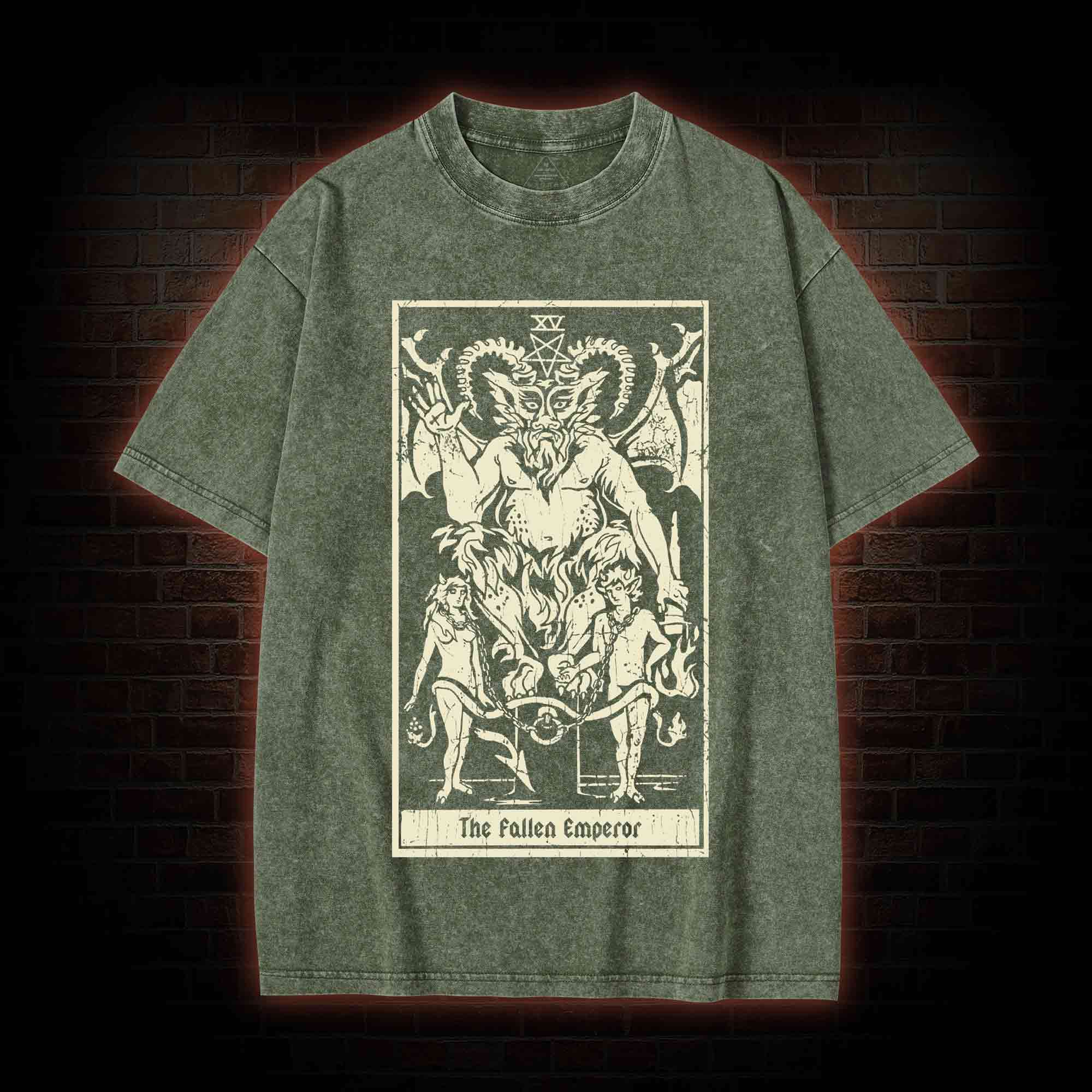 The Fallen Emperor Washed T-shirt