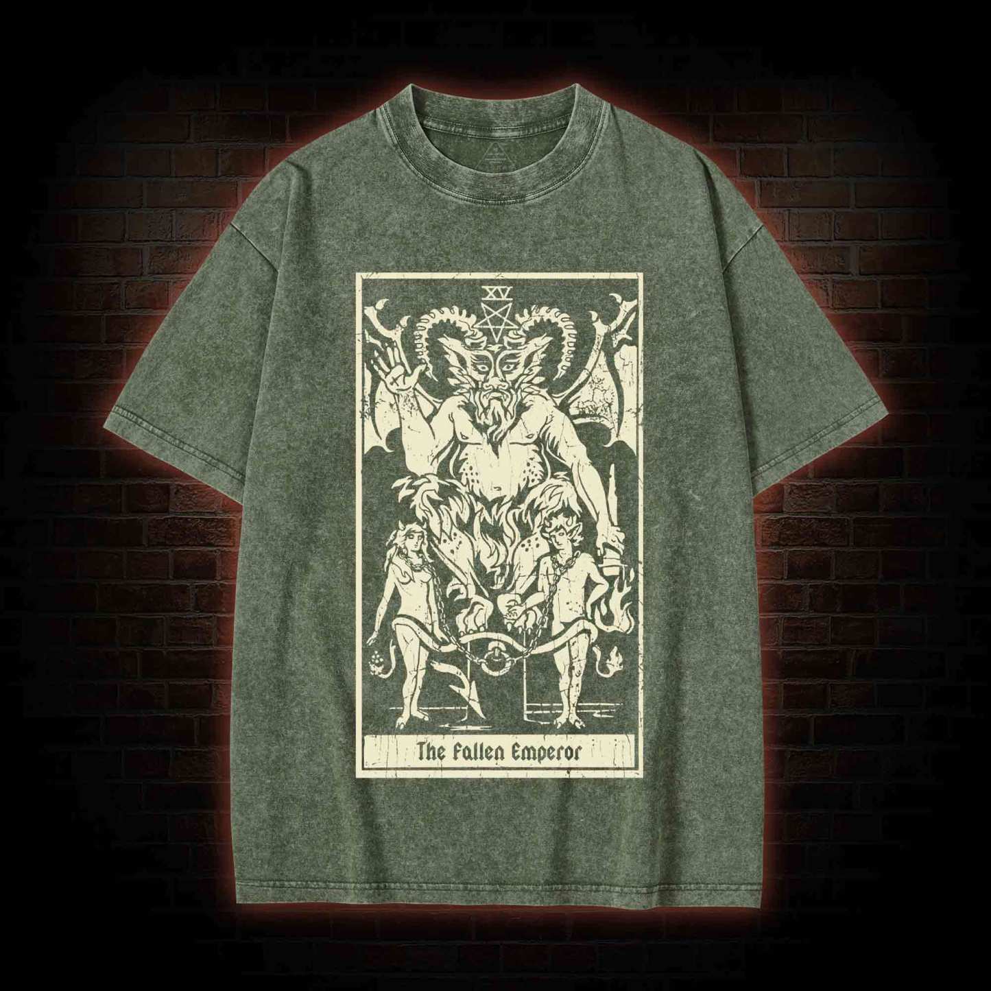 The Fallen Emperor Washed T-shirt