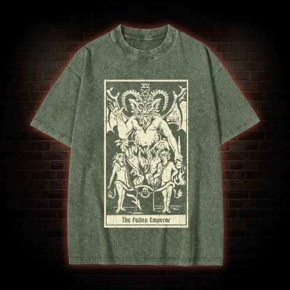 The Fallen Emperor Washed T-shirt