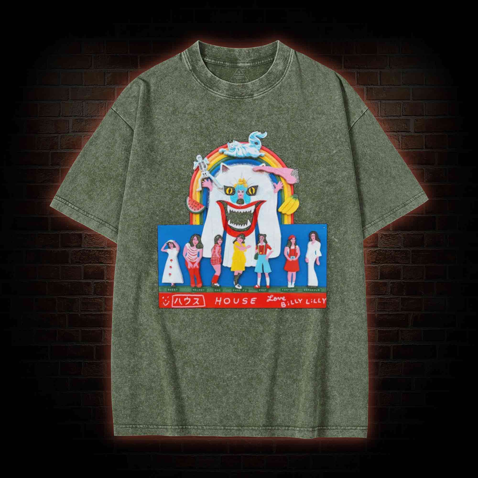 The Girls will Wake Up When They are Hungry Washed T-shirt