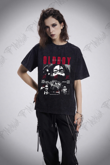 Laugh and the World Laughs with You Washed T-shirt