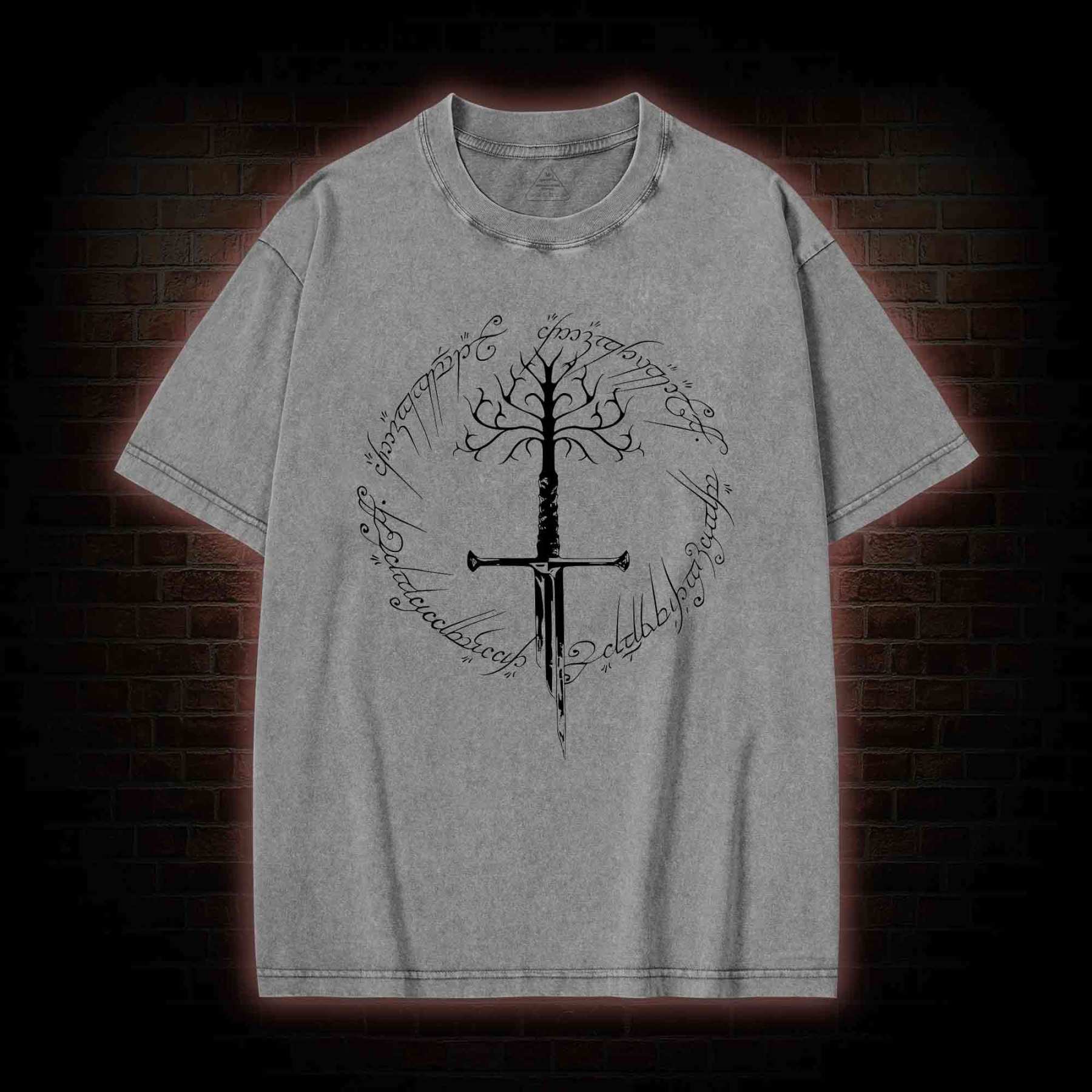 Ring Inspired Washed T-shirt