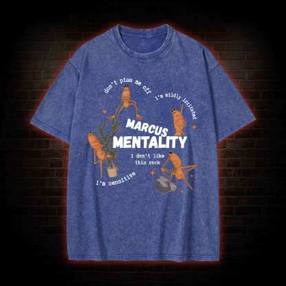 Marcus the Worm Washed T-shirt