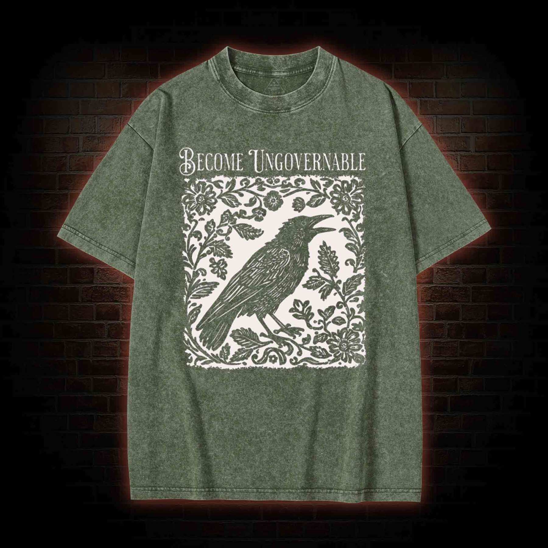 Become Ungovernable Washed T-shirt