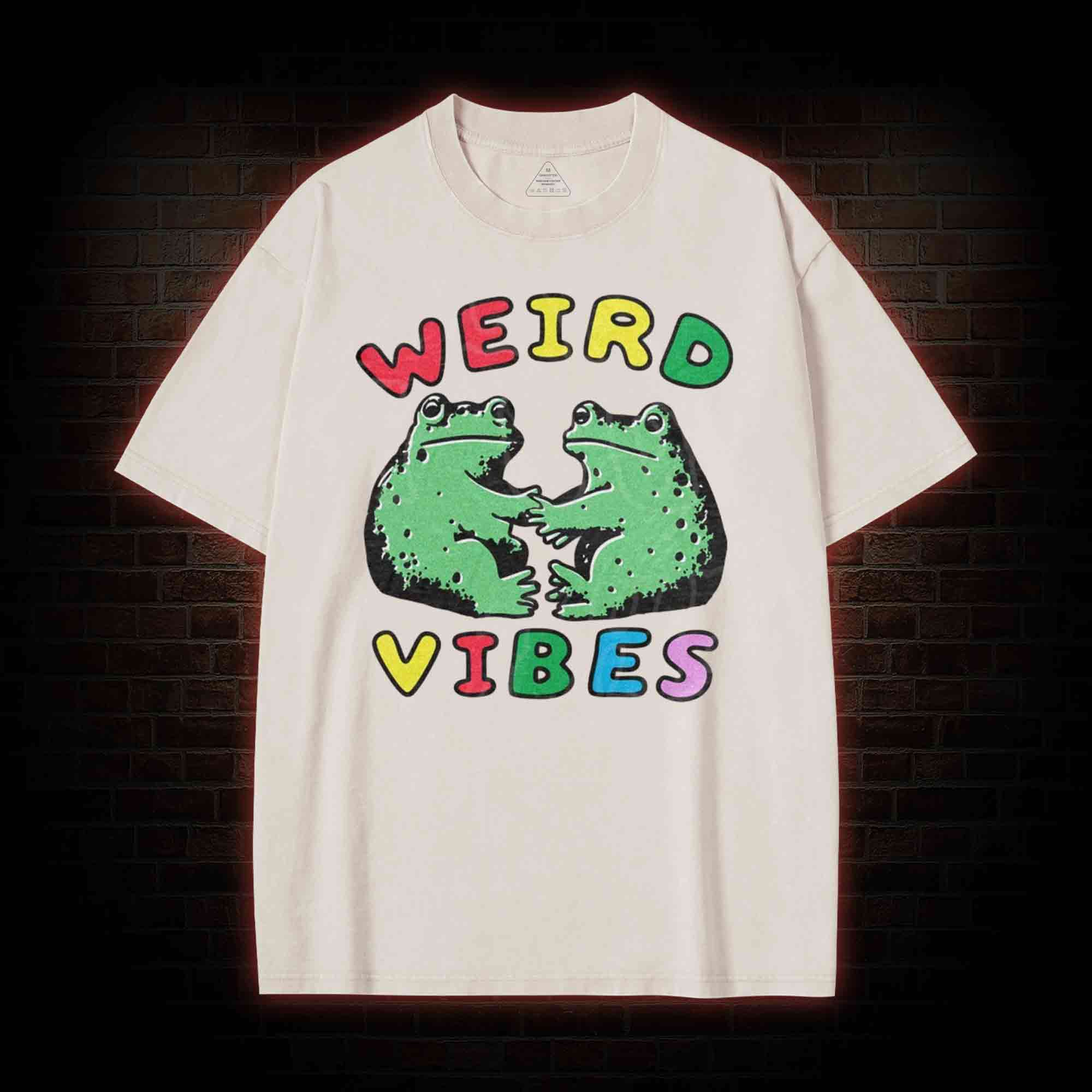 Funny Frog Cottagecore Washed T-shirt
