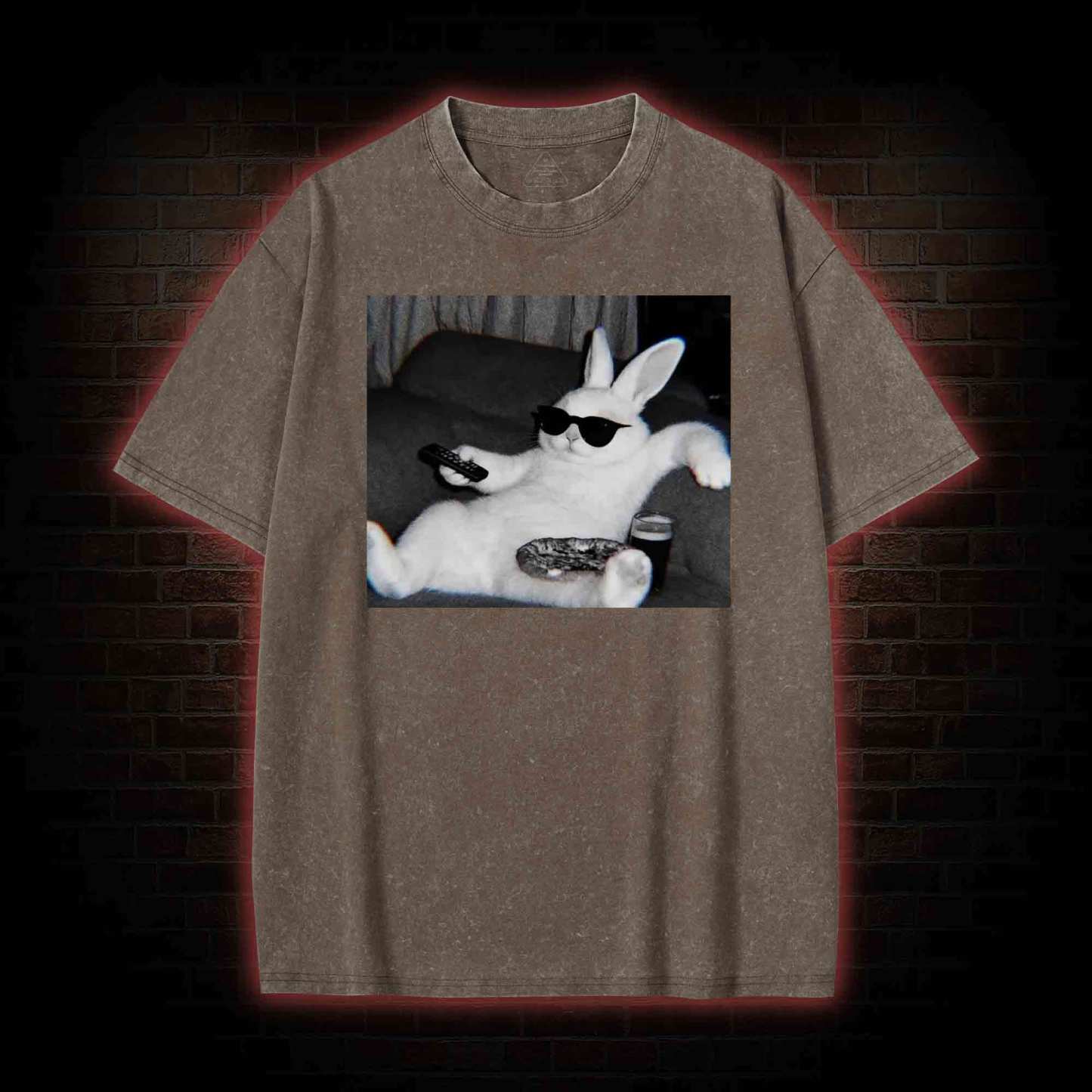 Chill Easter Bunny Washed T-shirt