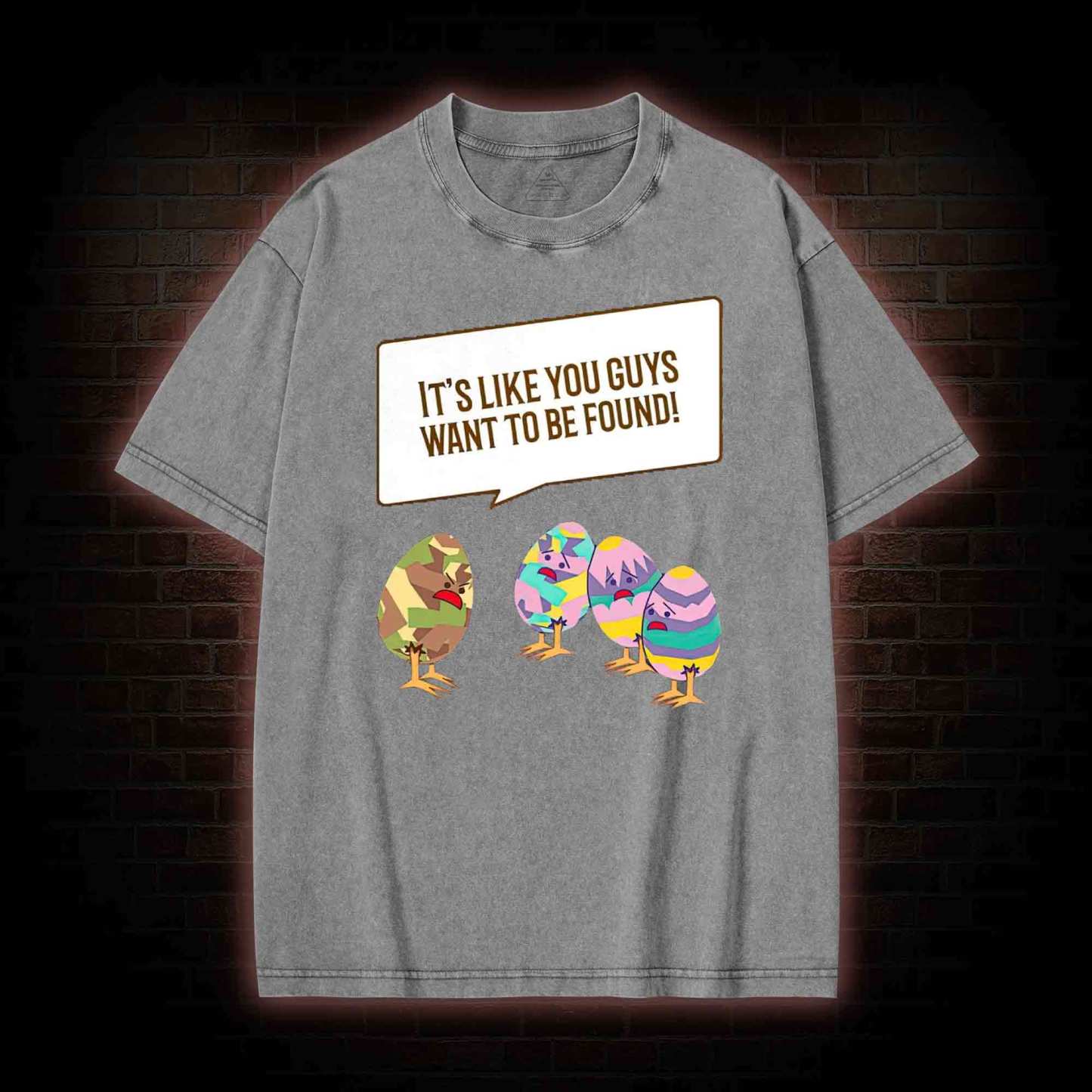 Easter Egg Complaint Washed T-shirt