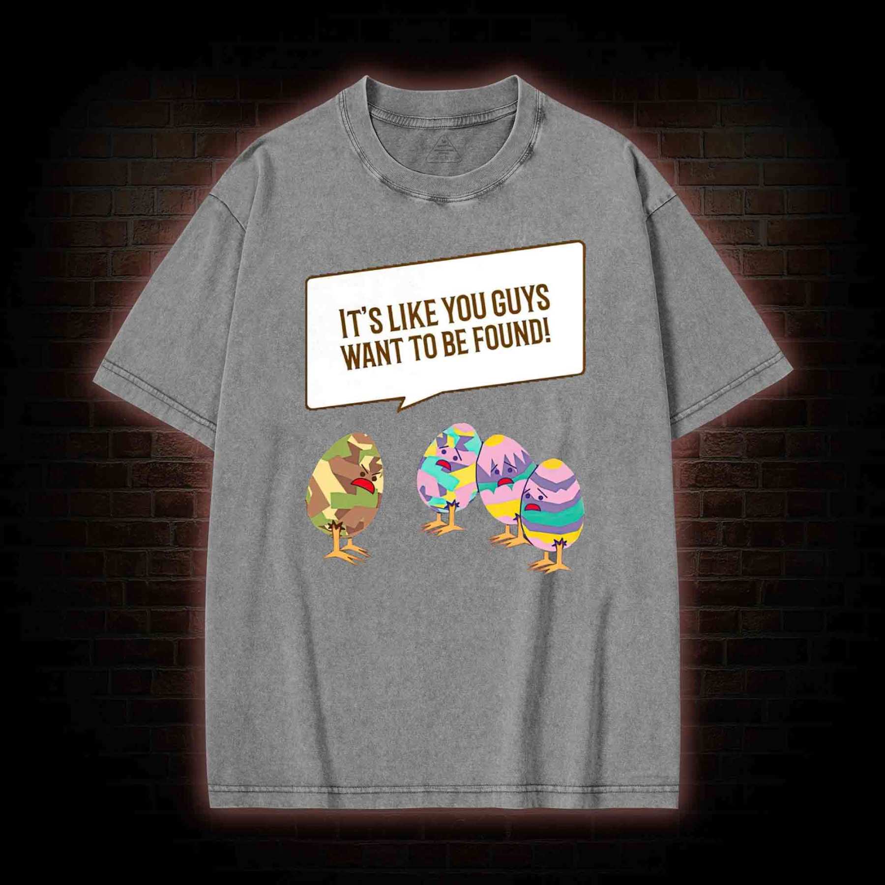 Easter Egg Complaint Washed T-shirt