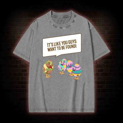 Easter Egg Complaint Washed T-shirt