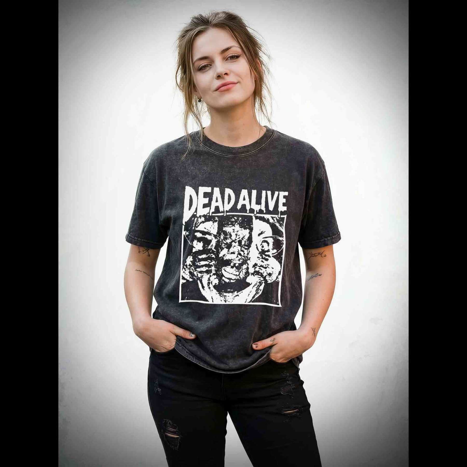 I Kick Ass for the Lord Washed T-shirt