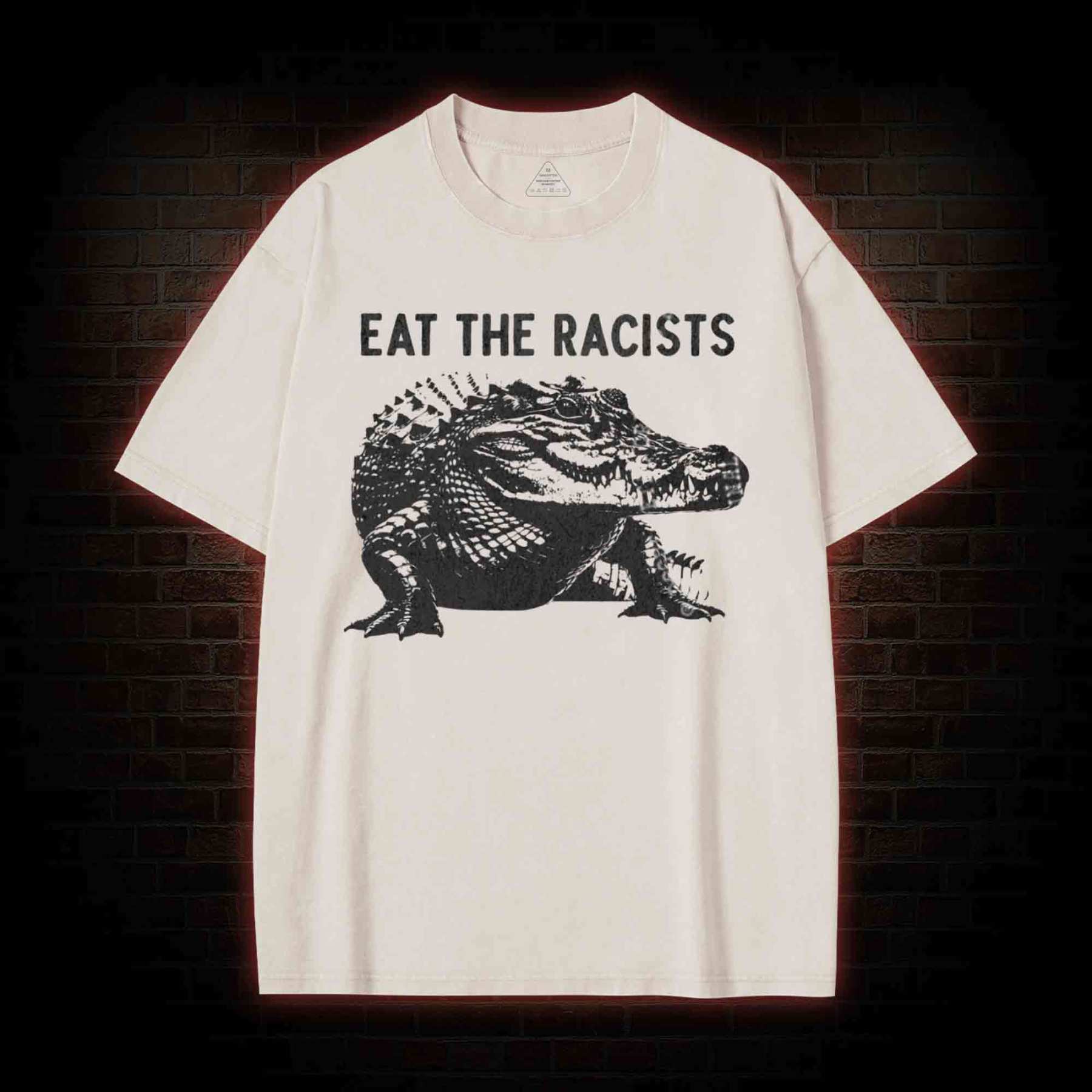 Eat the Racists Washed T-shirt