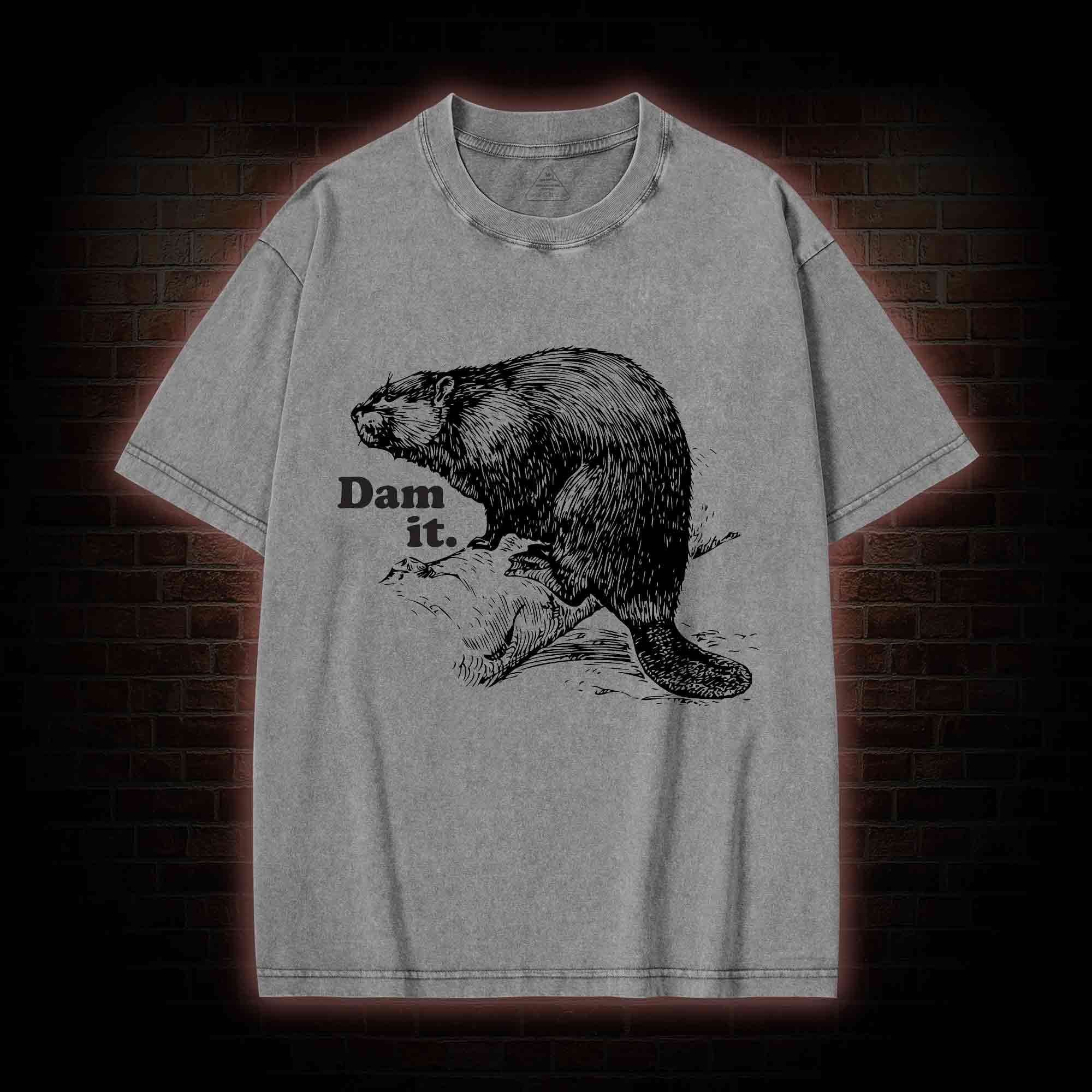 Dam It Washed T-shirt