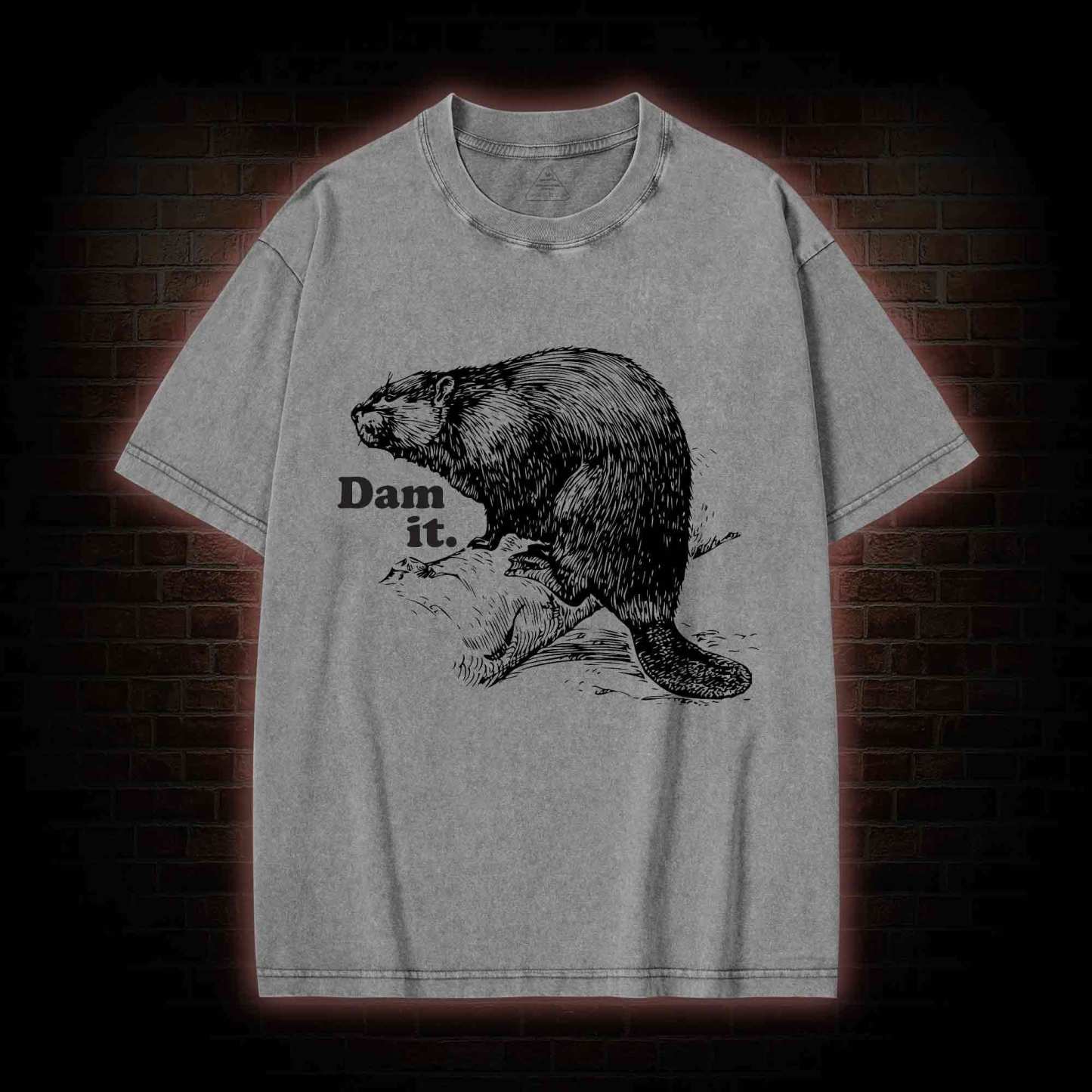 Dam It Washed T-shirt
