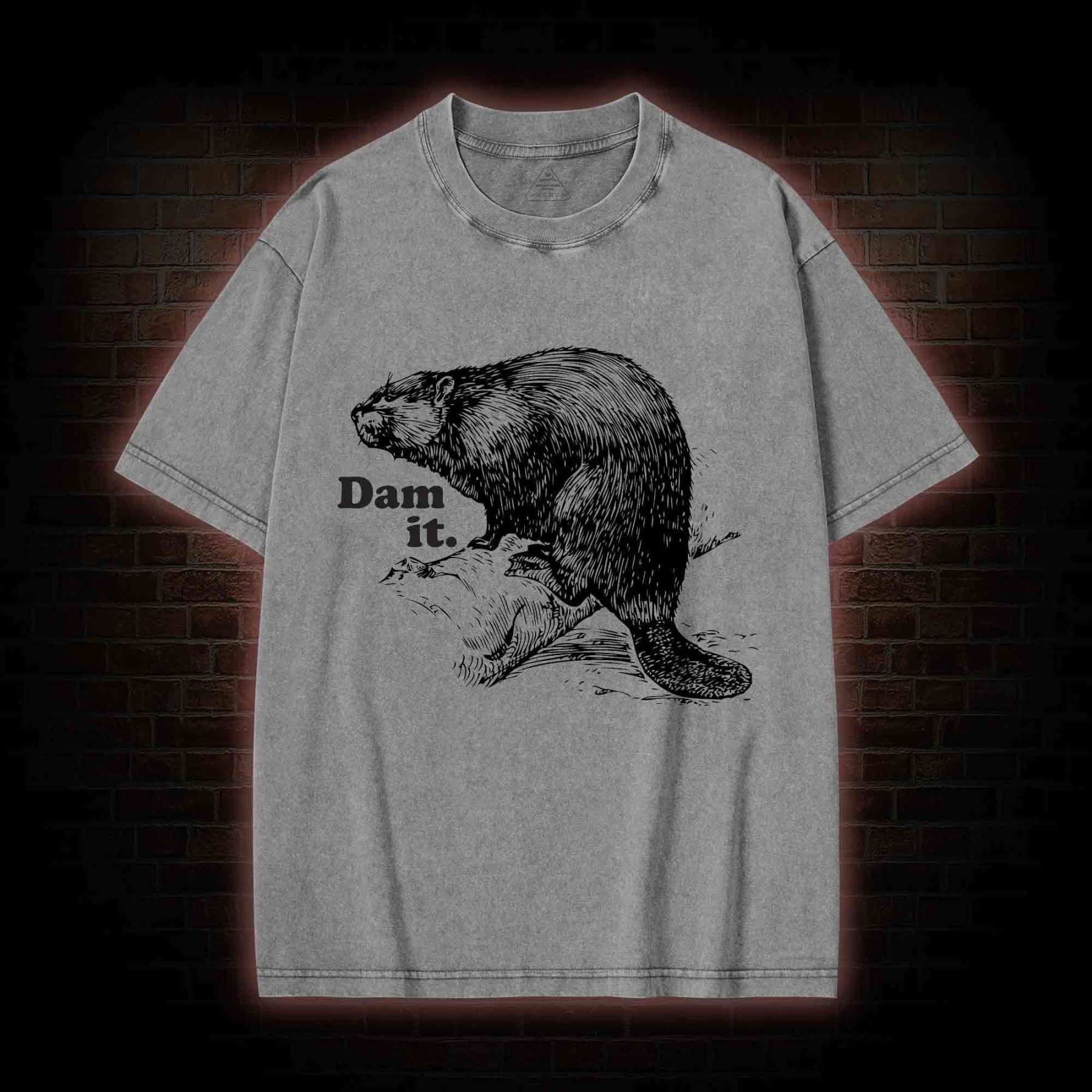 Dam It Washed T-shirt