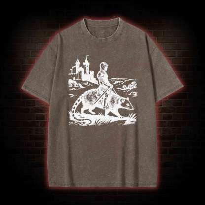 Knight Opossum Washed T-shirt