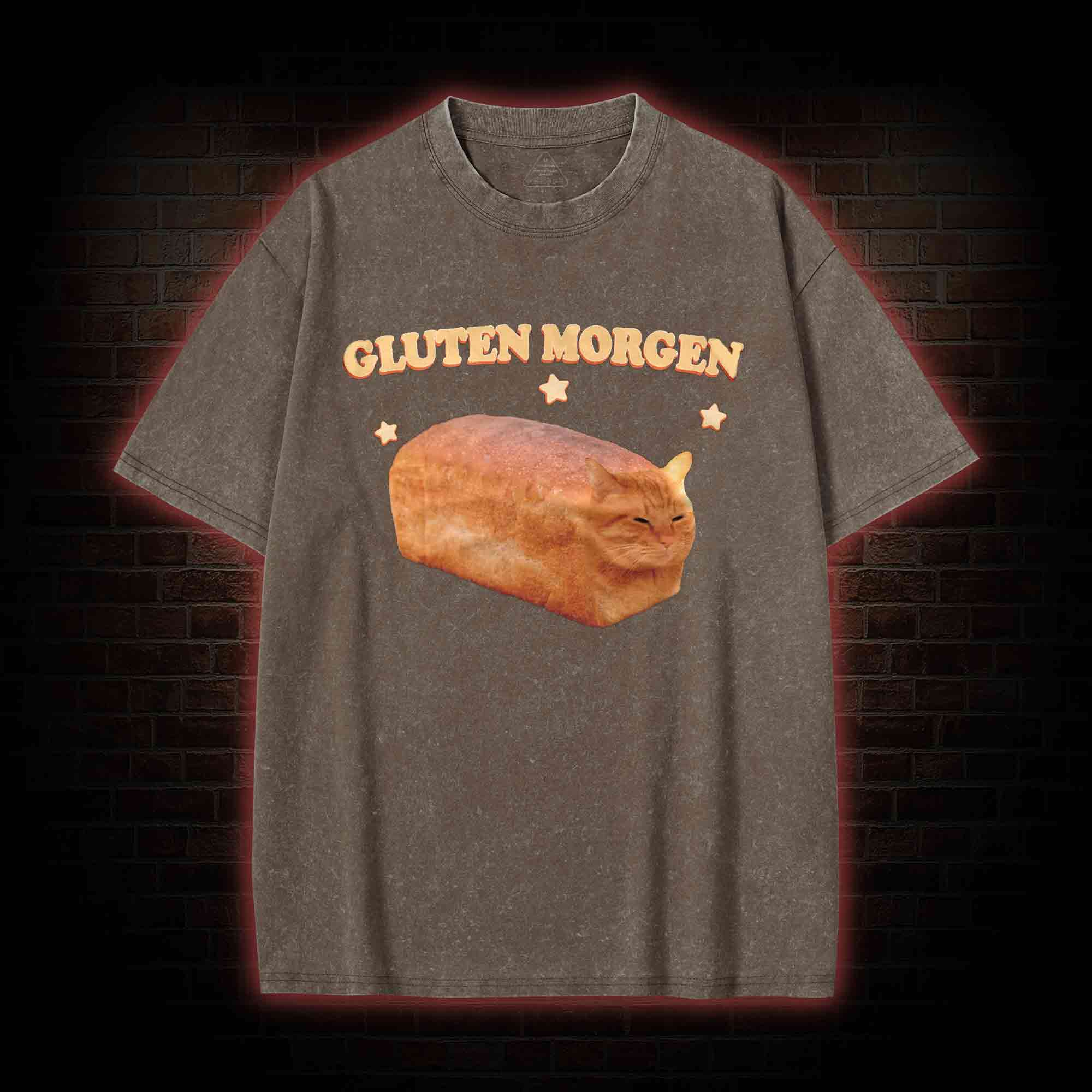 Silly Cats Washed T-shirt