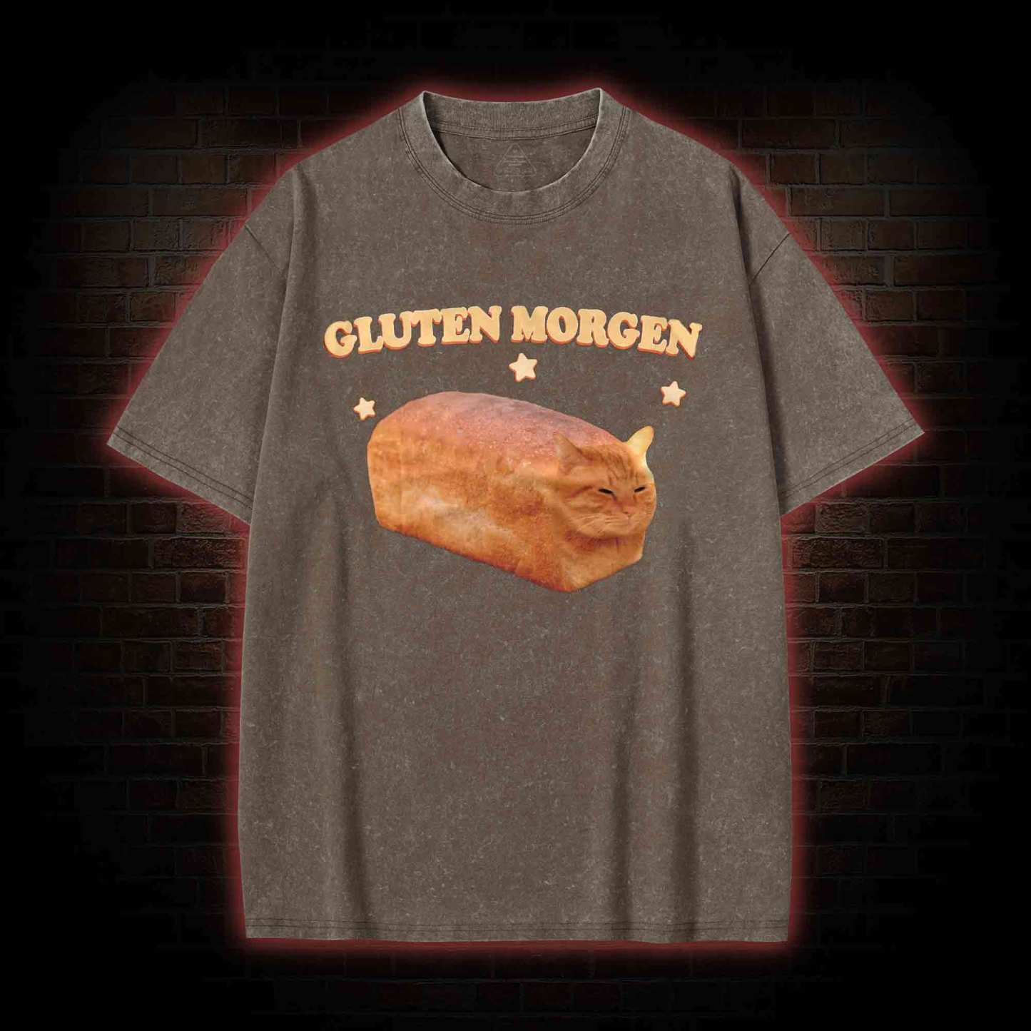 Silly Cats Washed T-shirt