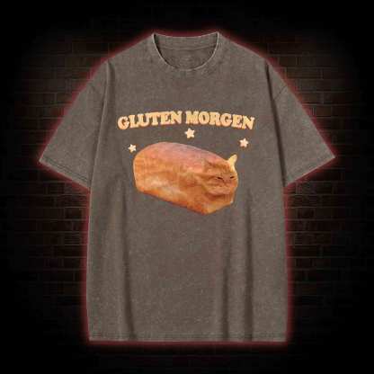 Silly Cats Washed T-shirt