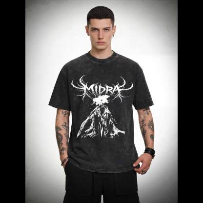 The Dark Moon Burns Washed T-shirt