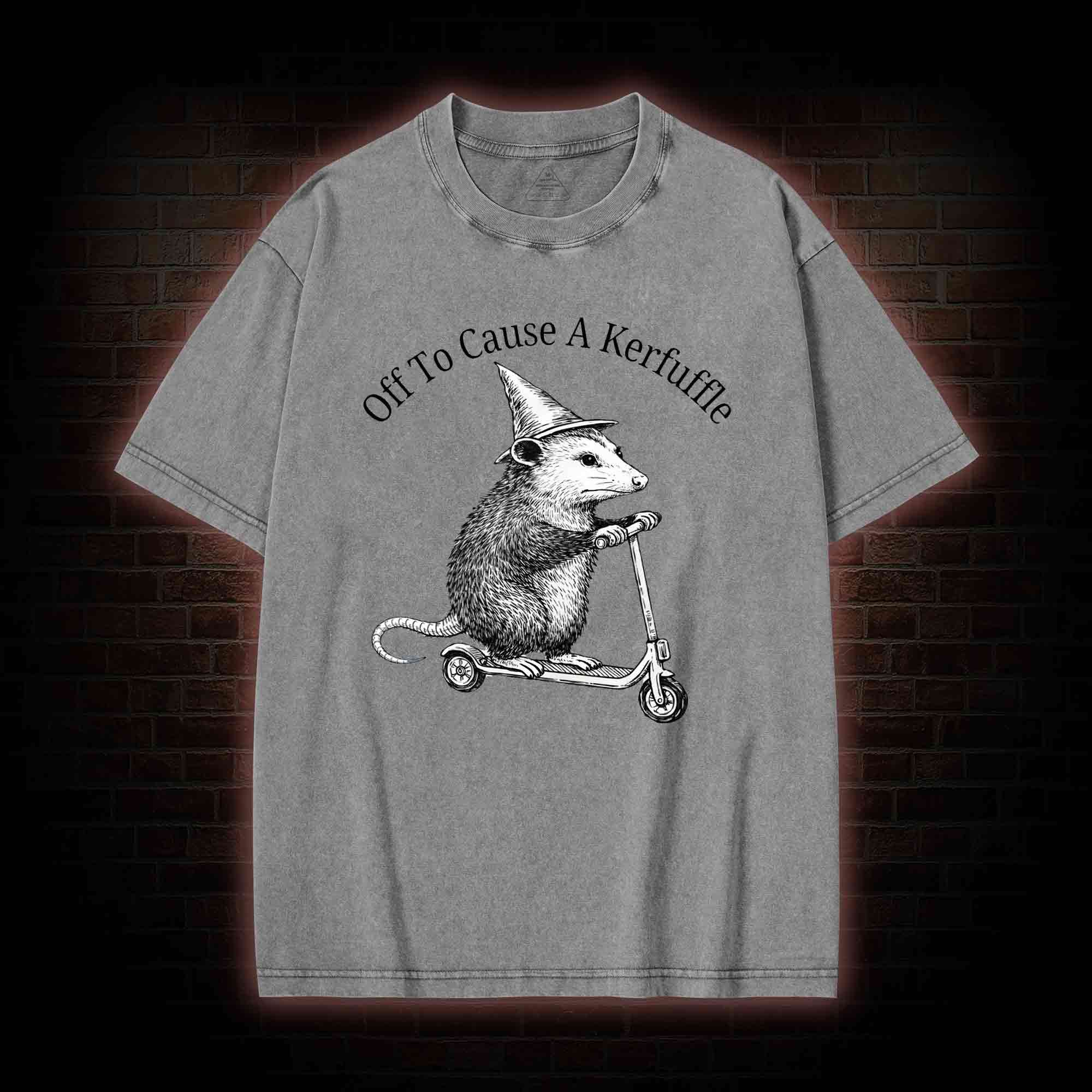 Cause a Kerfuffle Washed T-shirt