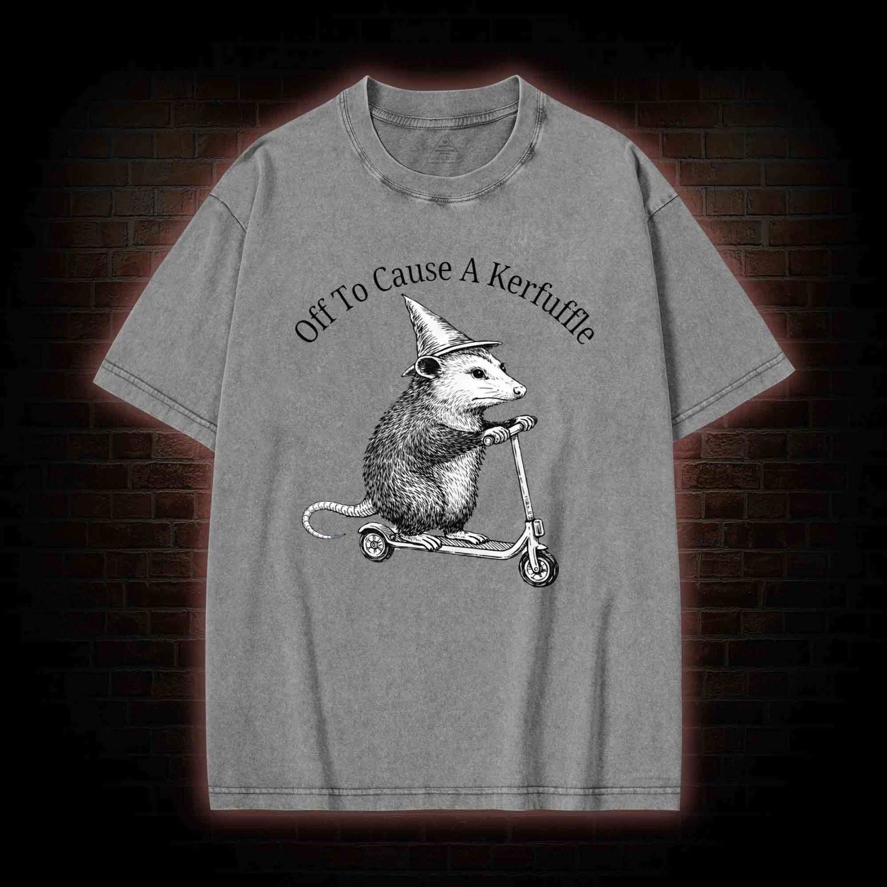 Cause a Kerfuffle Washed T-shirt