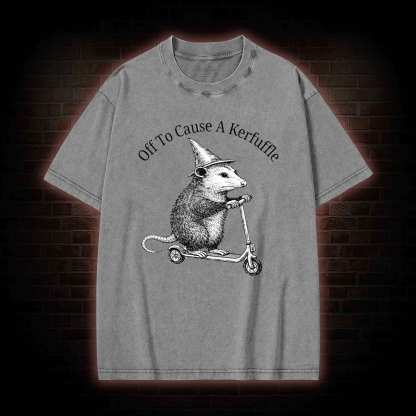 Cause a Kerfuffle Washed T-shirt