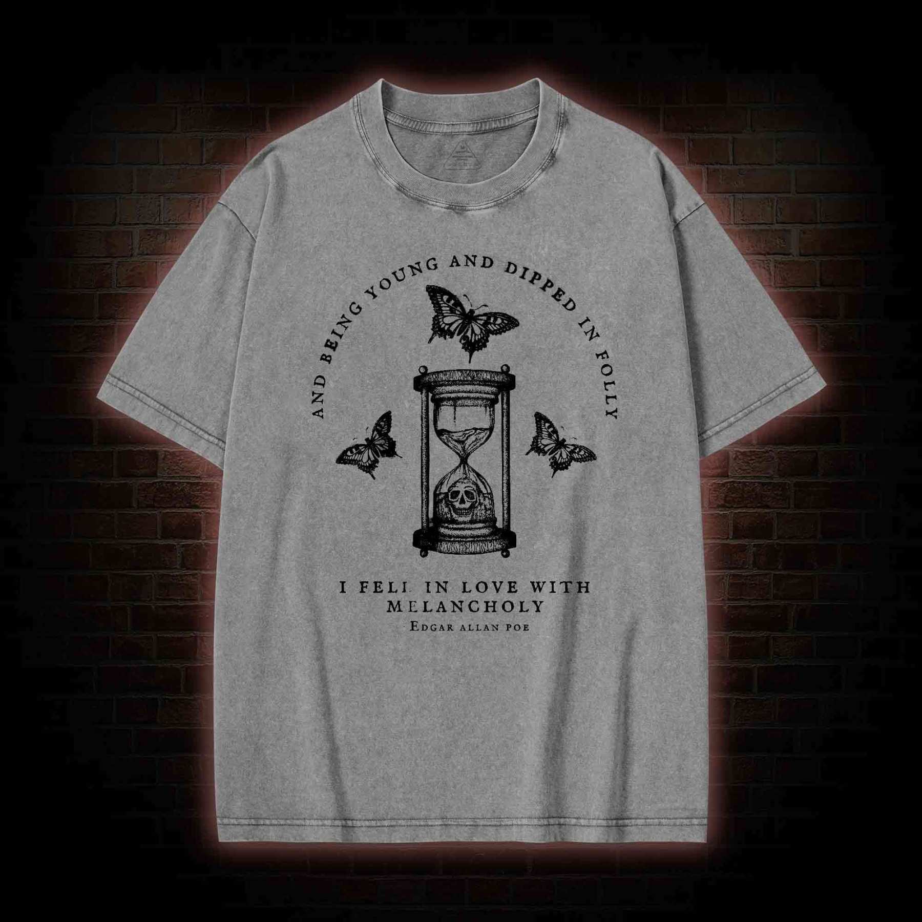 I Fell in Love with Melancholy Washed T-shirt