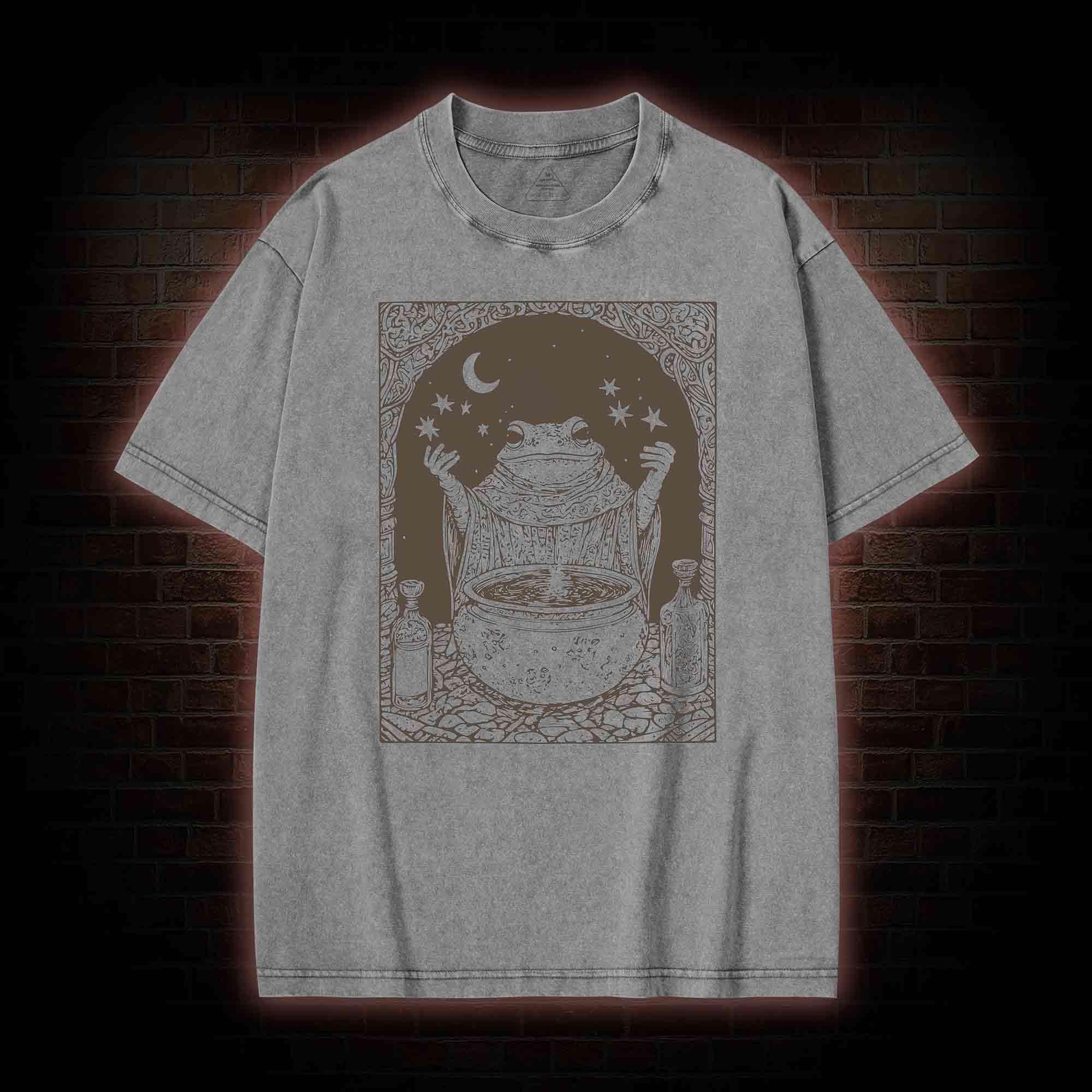 Frog Wizard Washed T-shirt