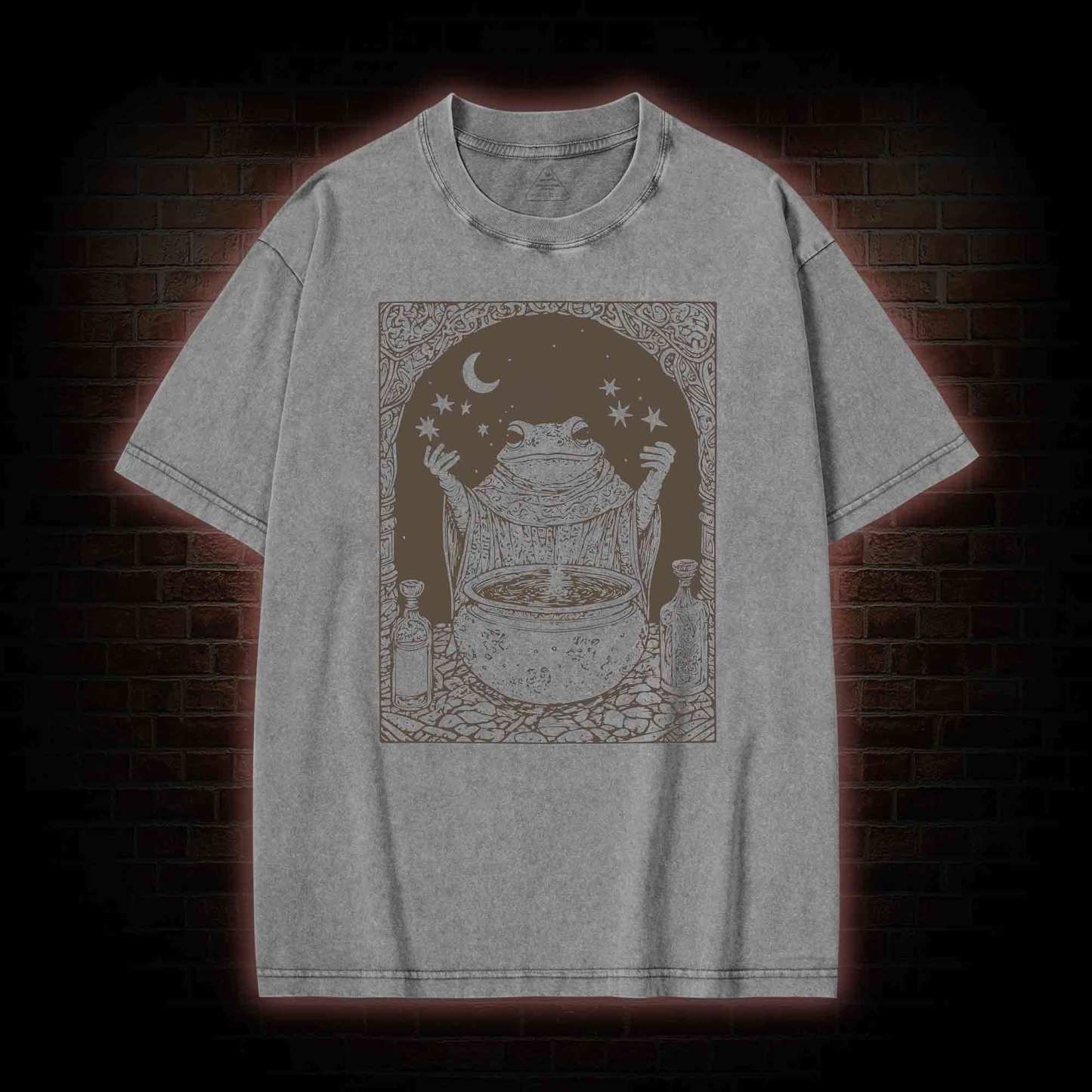 Frog Wizard Washed T-shirt