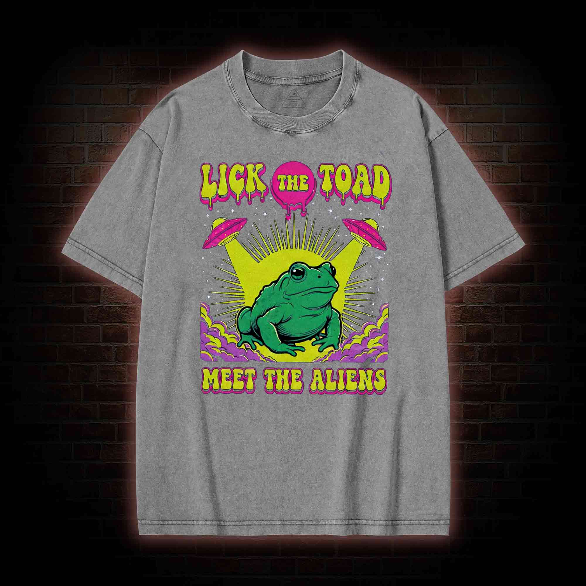 Lick the Toad Washed T-shirt